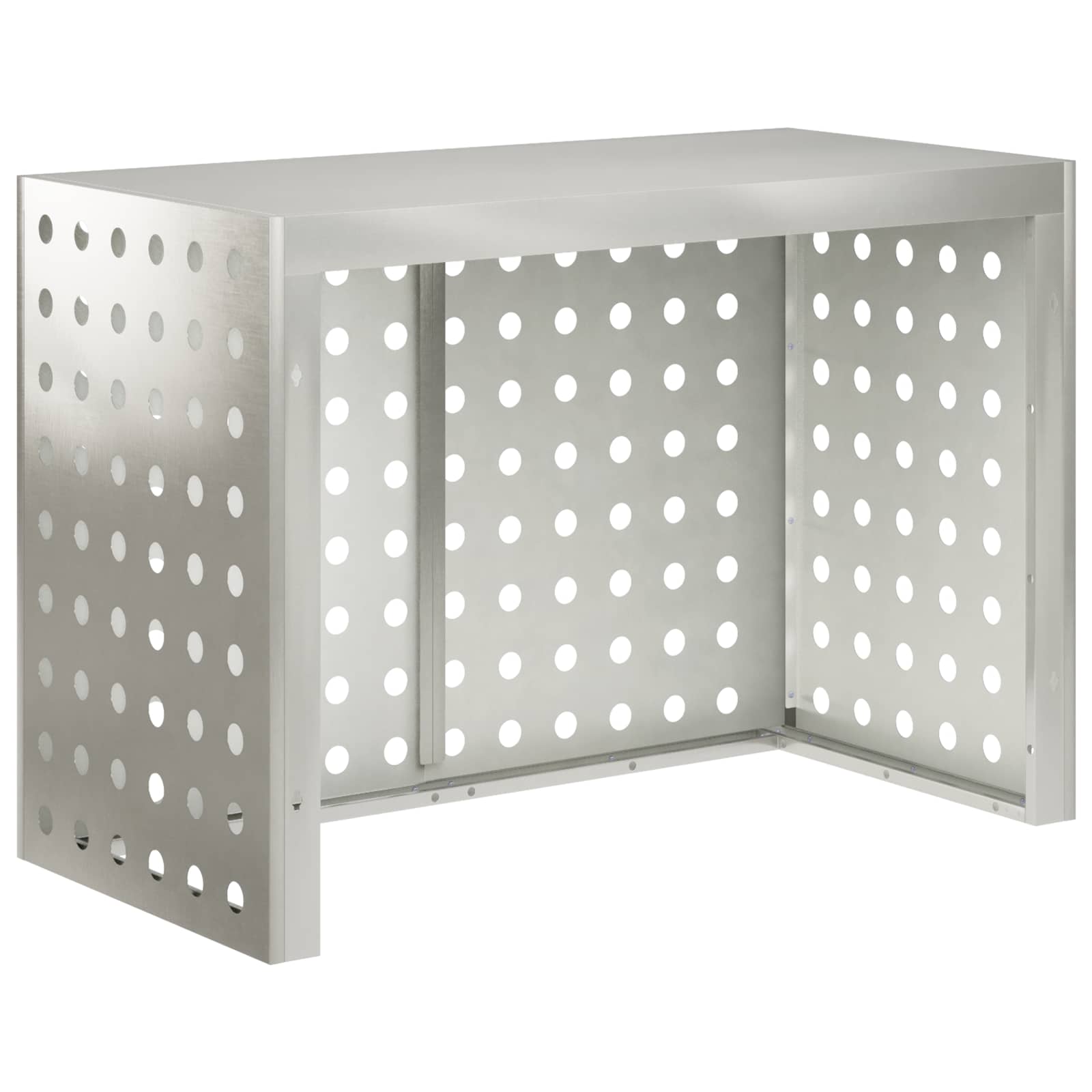 Copertura per condizionatore d'aria Argento 100 x 50 x 70 cm