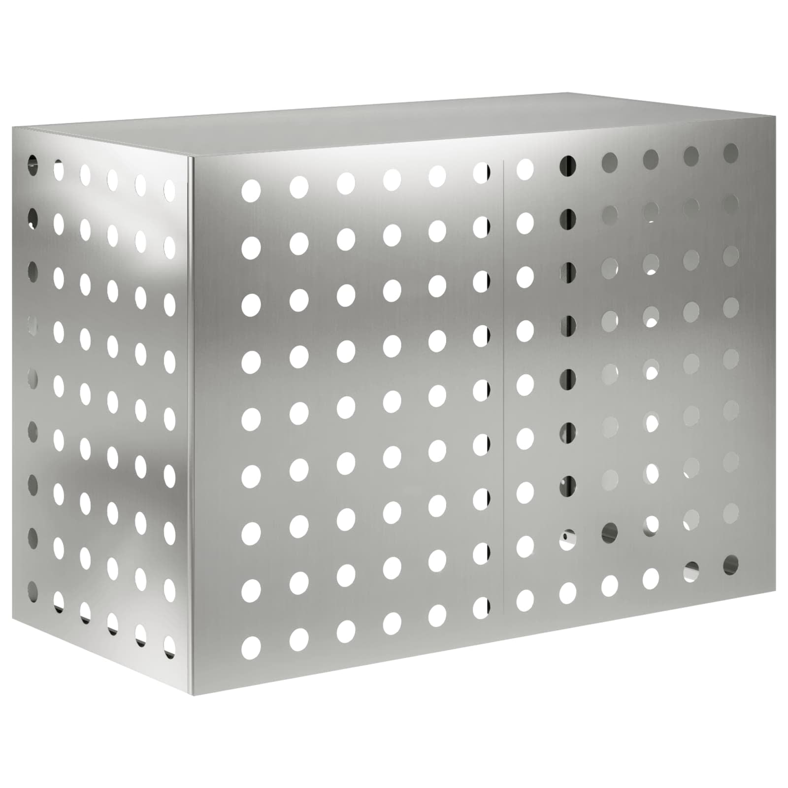 Copertura per condizionatore d'aria Argento 100 x 50 x 70 cm