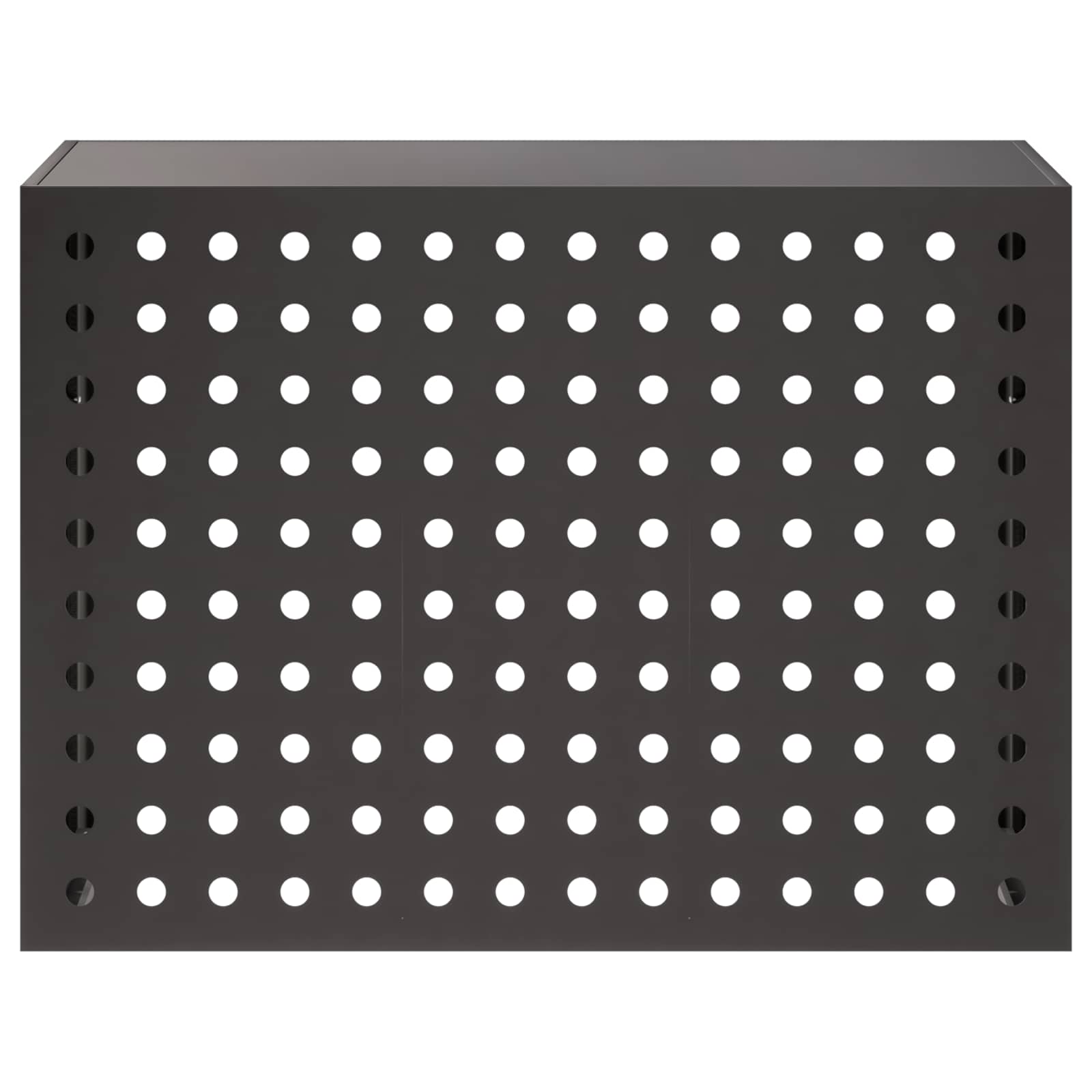 Copertura per condizionatore d'aria Nero 110 x 50 x 80 cm