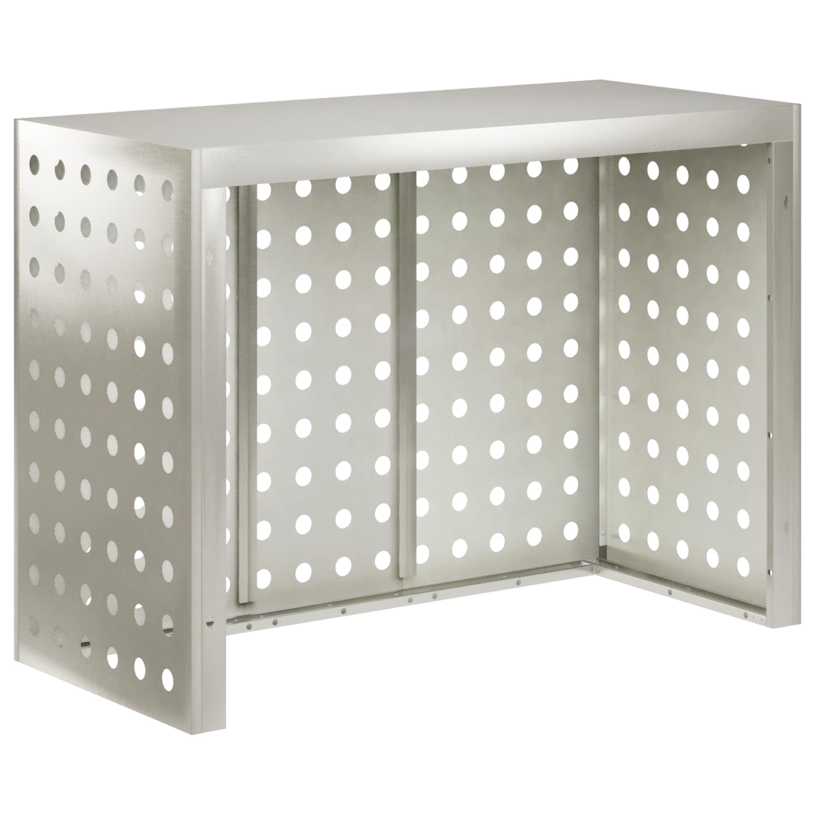 Copertura per condizionatore d'aria Argento 110 x 50 x 80 cm