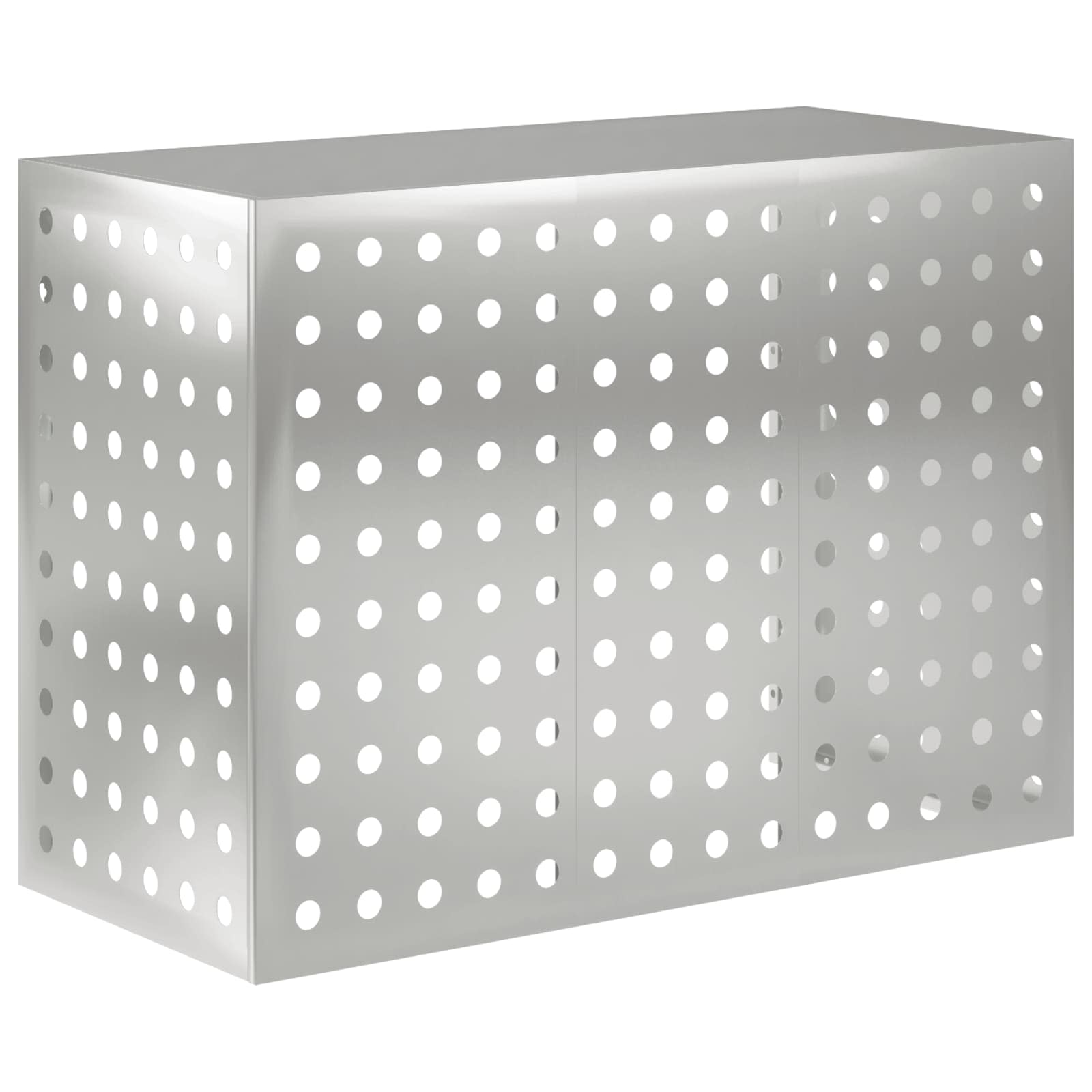 Copertura per condizionatore d'aria Argento 110 x 50 x 80 cm