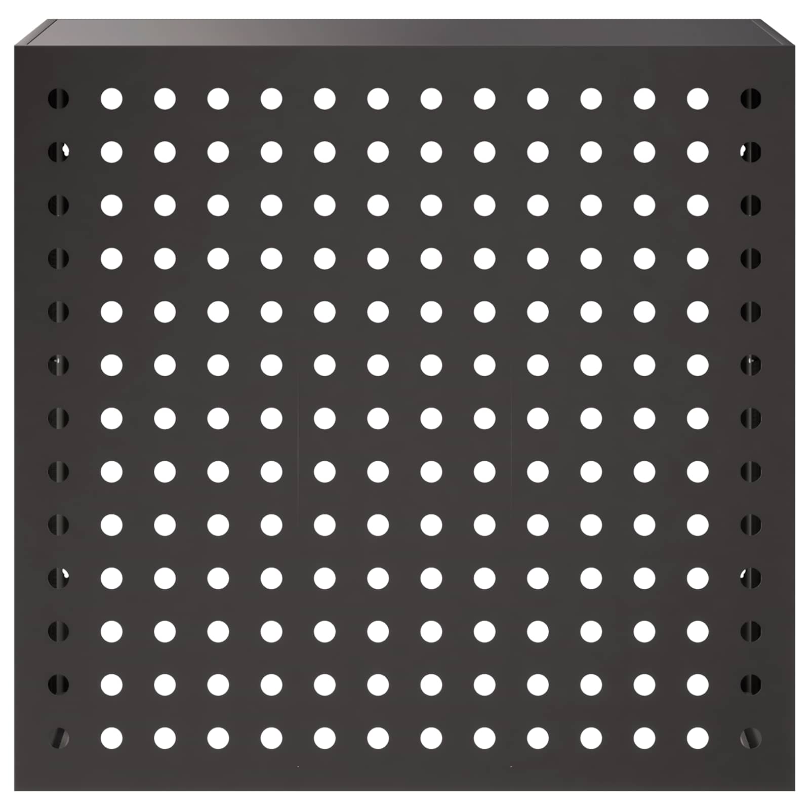 Copertura per condizionatore d'aria Nero 110 x 50 x 105 cm