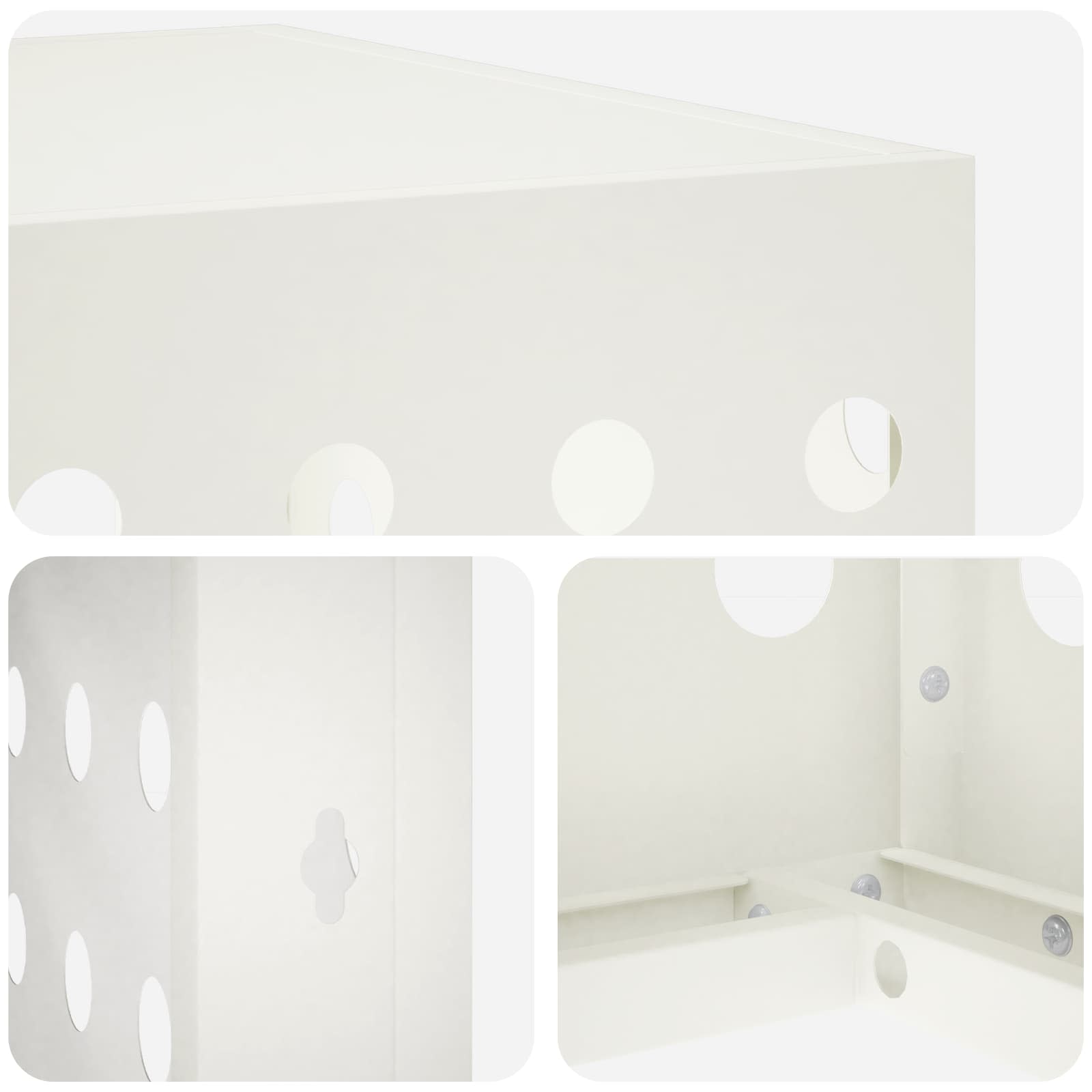 Copertura per condizionatore d'aria Bianco 110 x 50 x 105 cm