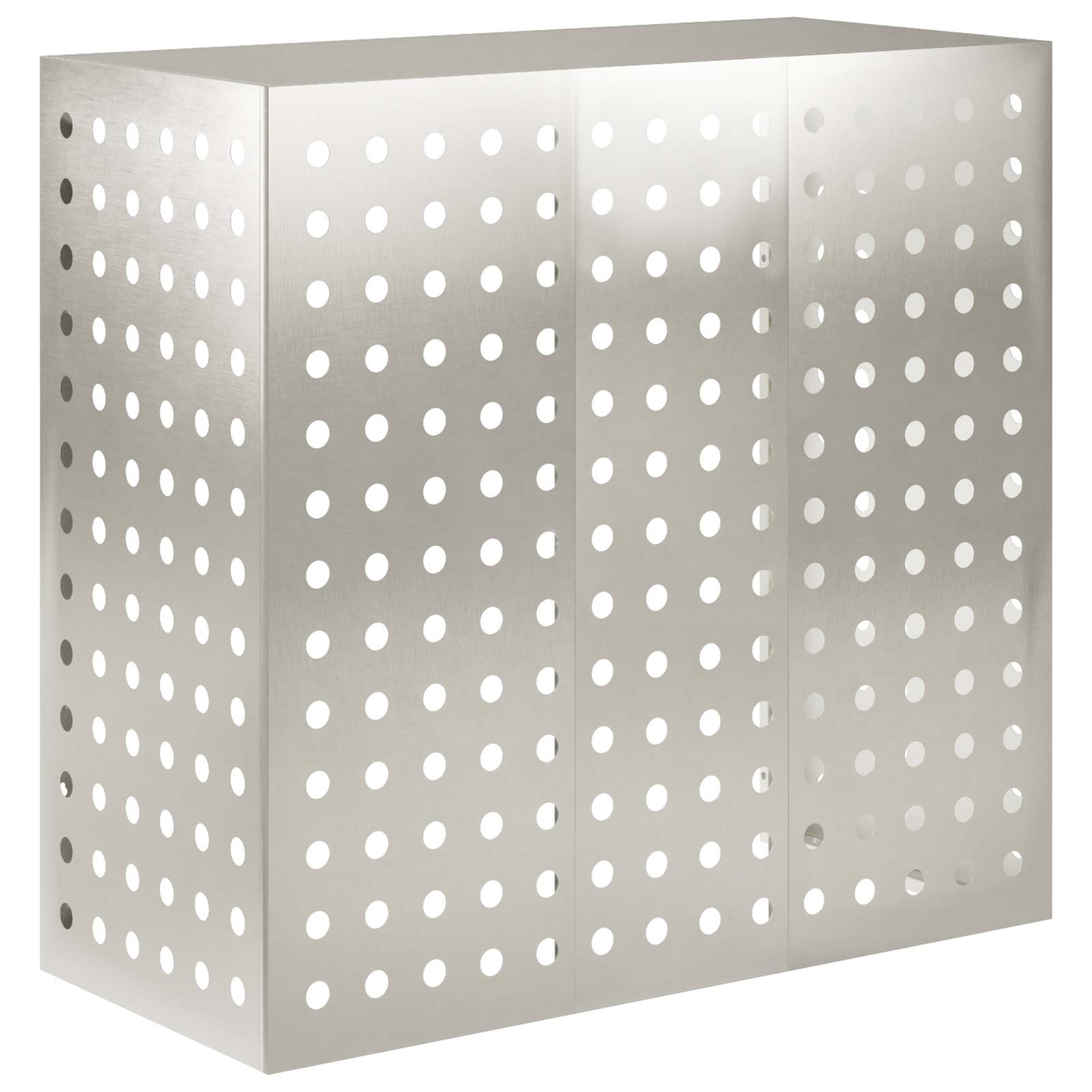 Copertura per condizionatore d'aria Argento 110 x 50 x 105 cm