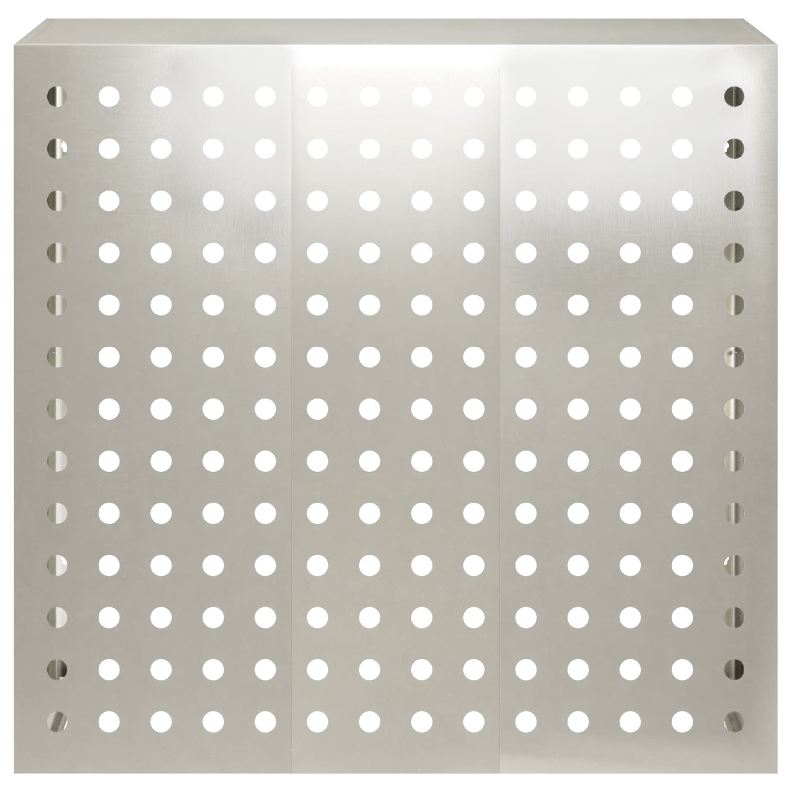 Copertura per condizionatore d'aria Argento 110 x 50 x 105 cm