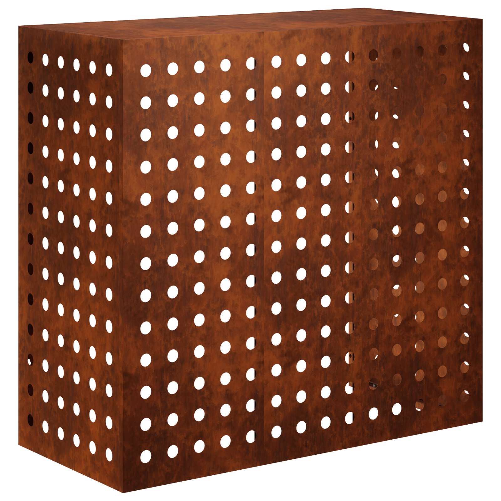 Copertura per condizionatore d'aria Ruggine 110 x 50 x 105 cm