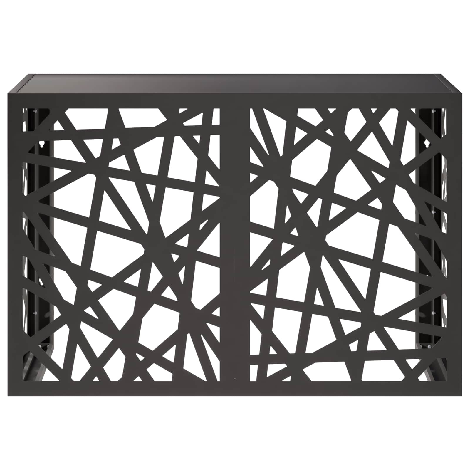 Copertura per condizionatore d'aria Nero 90 x 40 x 60 cm