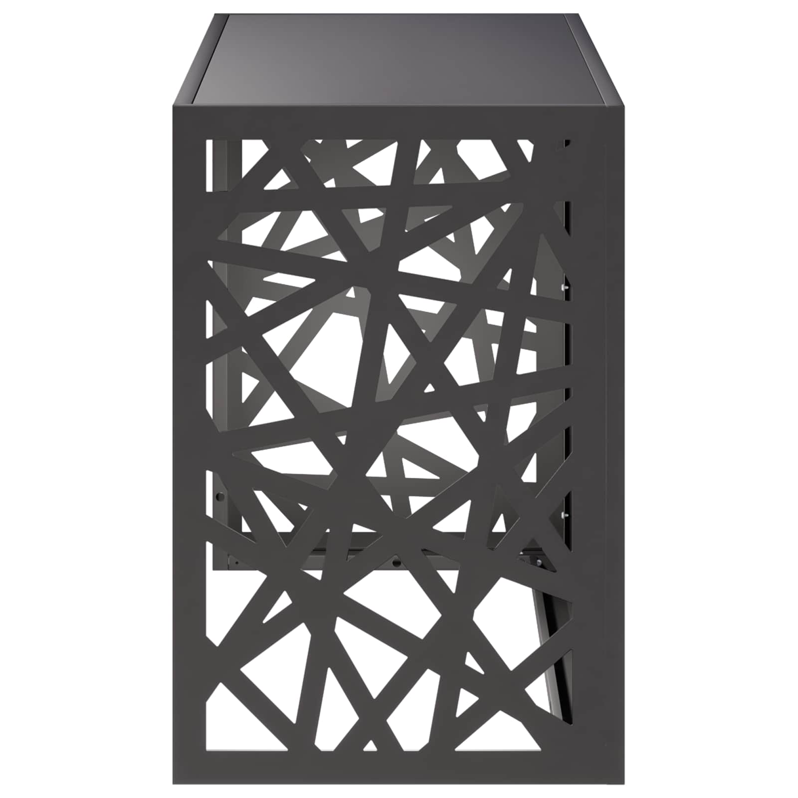 Copertura per condizionatore d'aria Nero 90 x 40 x 60 cm