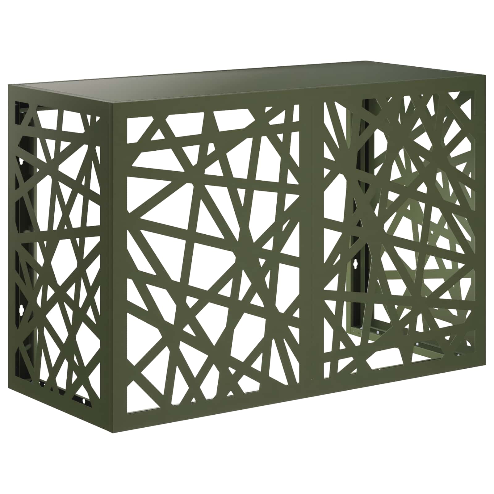 Copertura per condizionatore d'aria Verde Oliva 90 x 40 x 60 cm