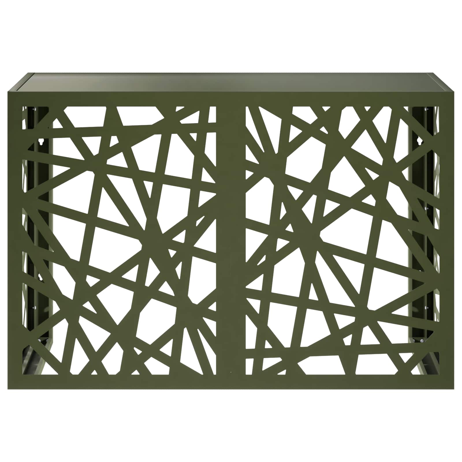 Copertura per condizionatore d'aria Verde Oliva 90 x 40 x 60 cm