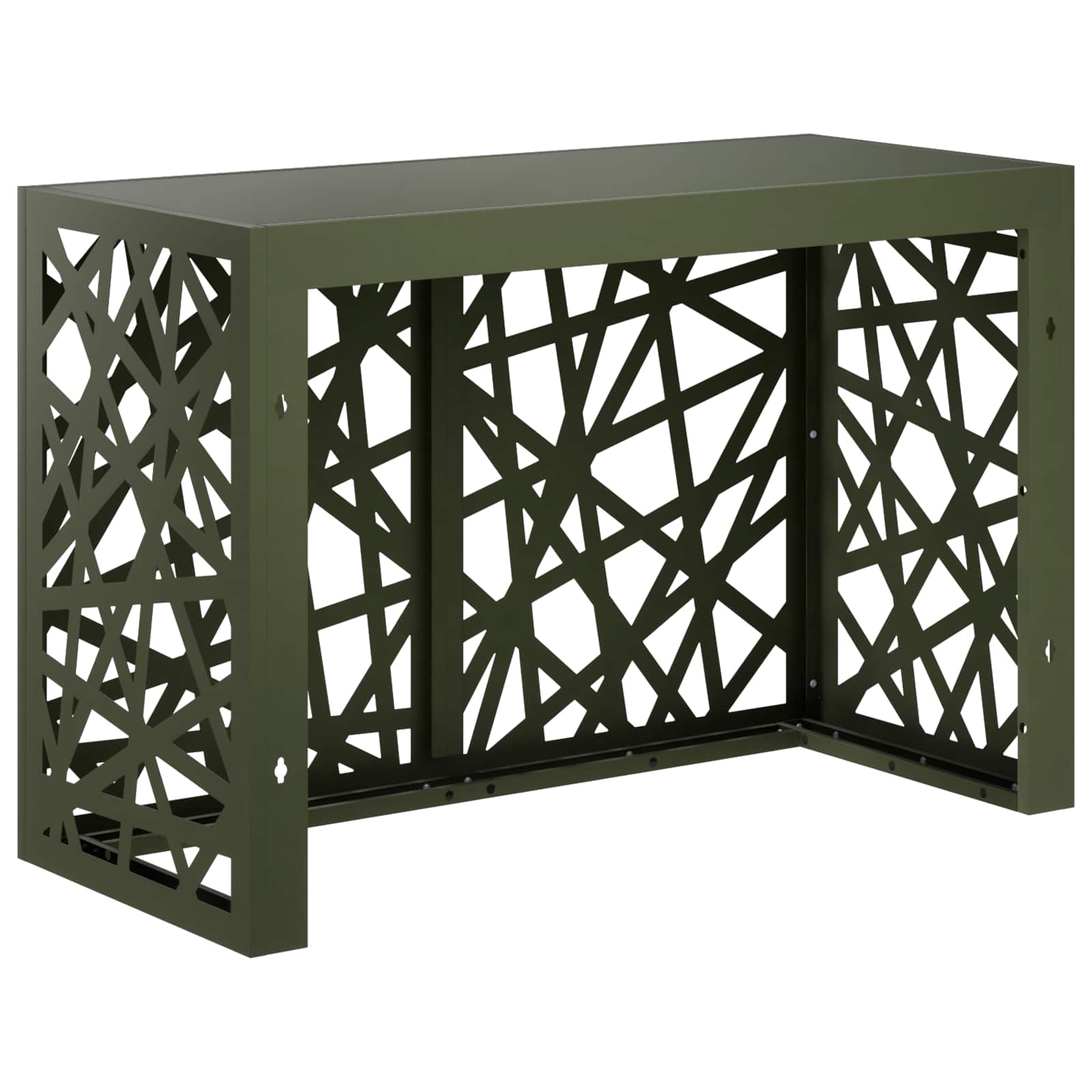 Copertura per condizionatore d'aria Verde Oliva 90 x 40 x 60 cm