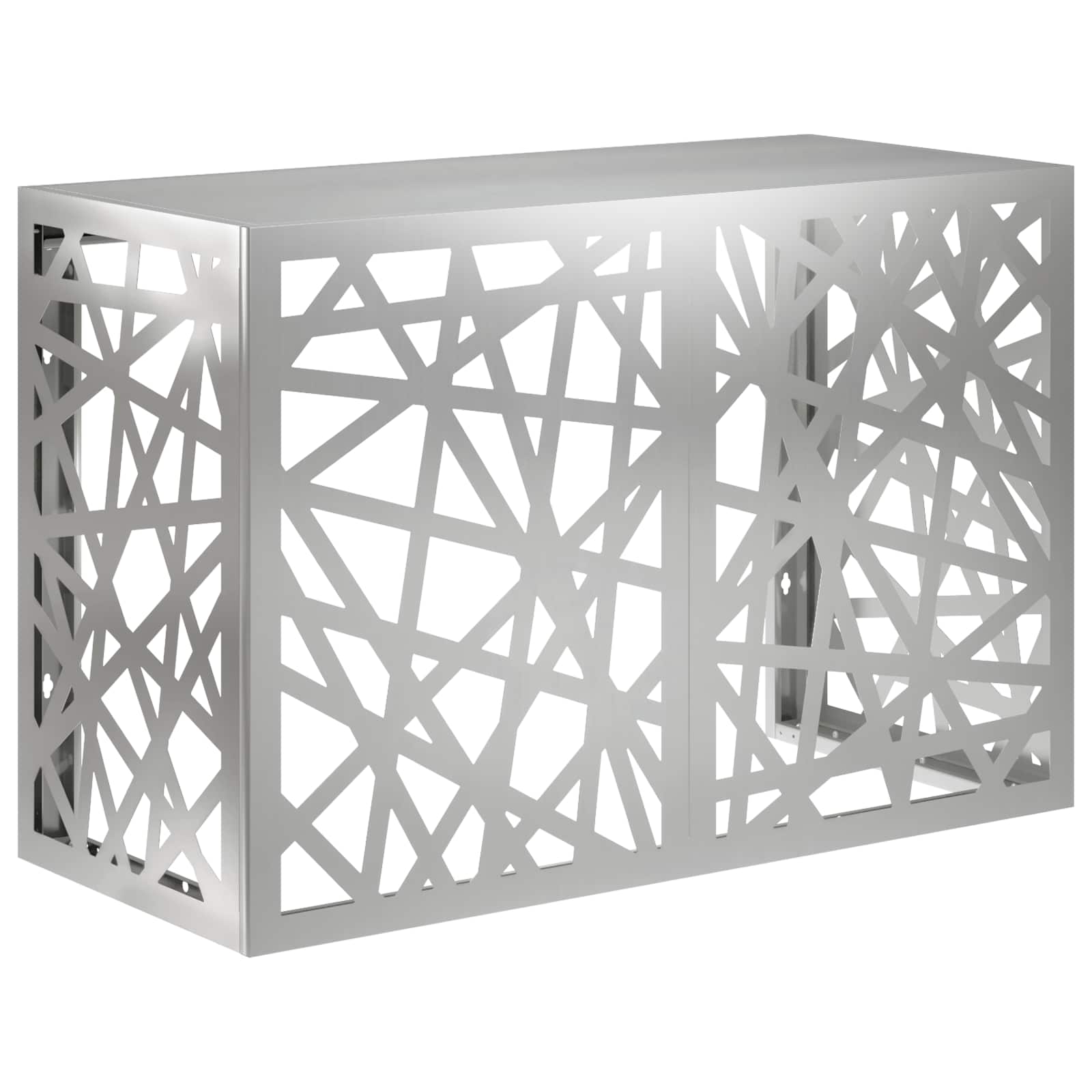 Copertura per condizionatore d'aria Argento 90 x 40 x 60 cm