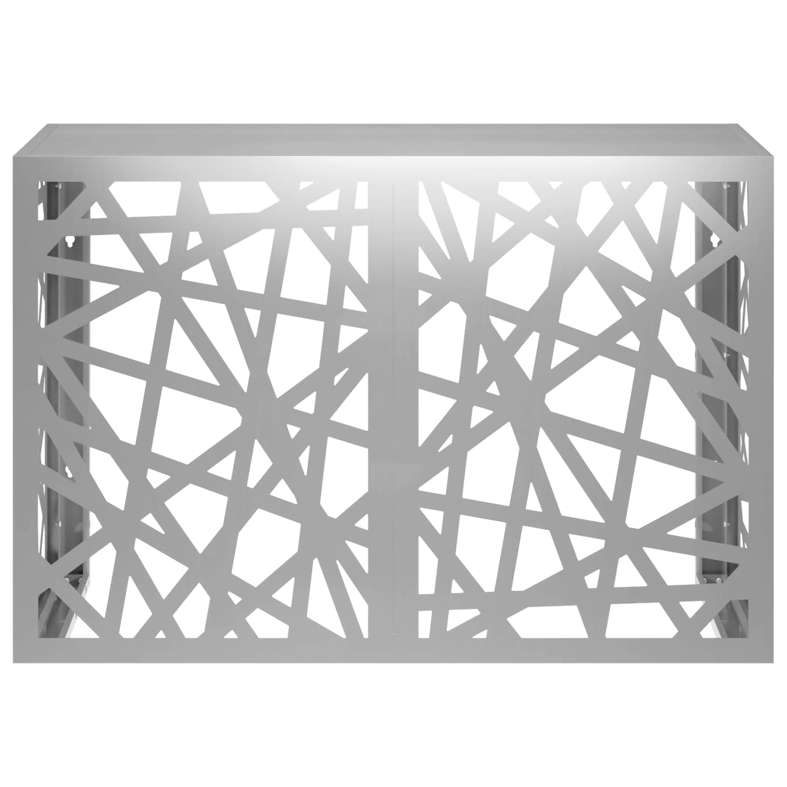 Copertura per condizionatore d'aria Argento 90 x 40 x 60 cm