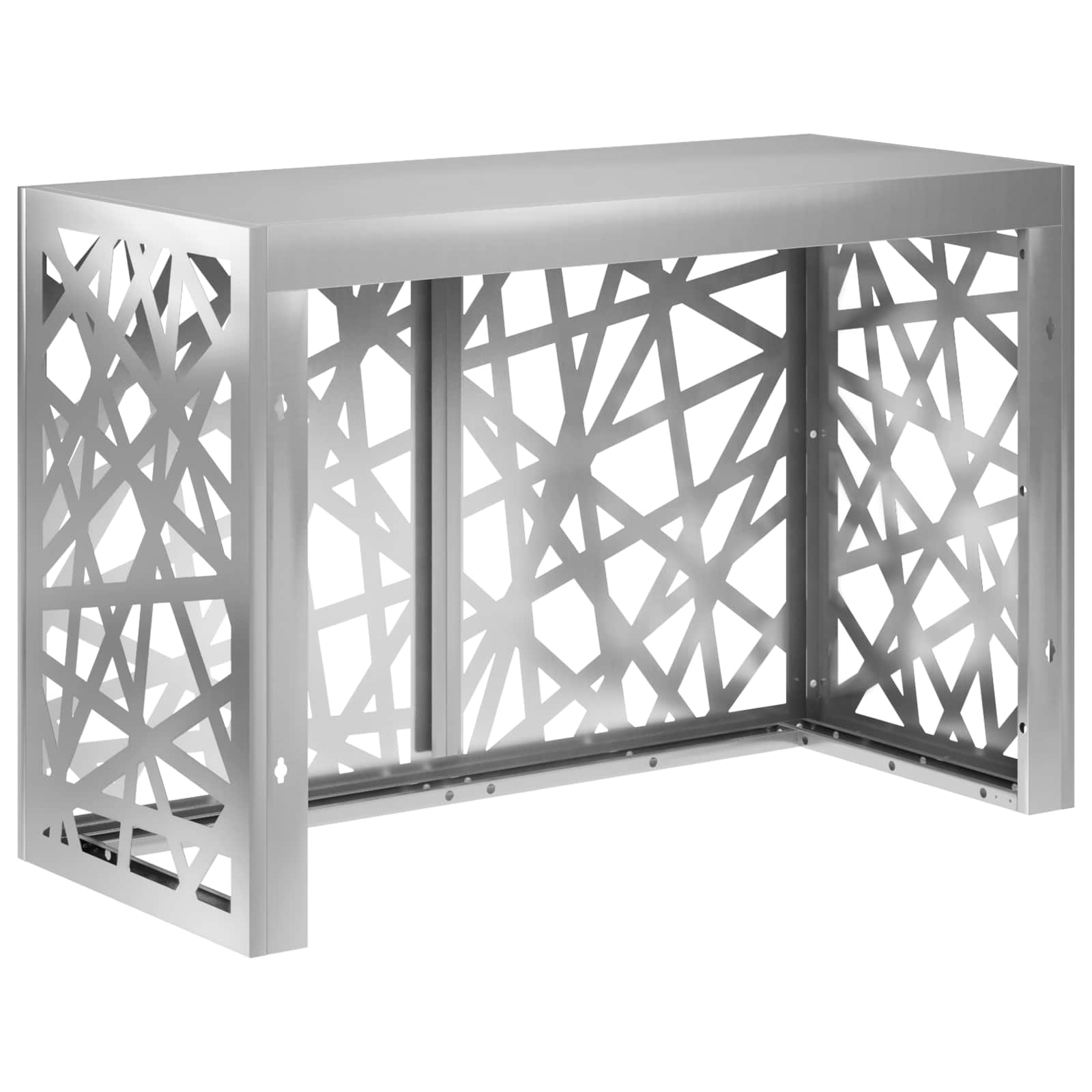 Copertura per condizionatore d'aria Argento 90 x 40 x 60 cm