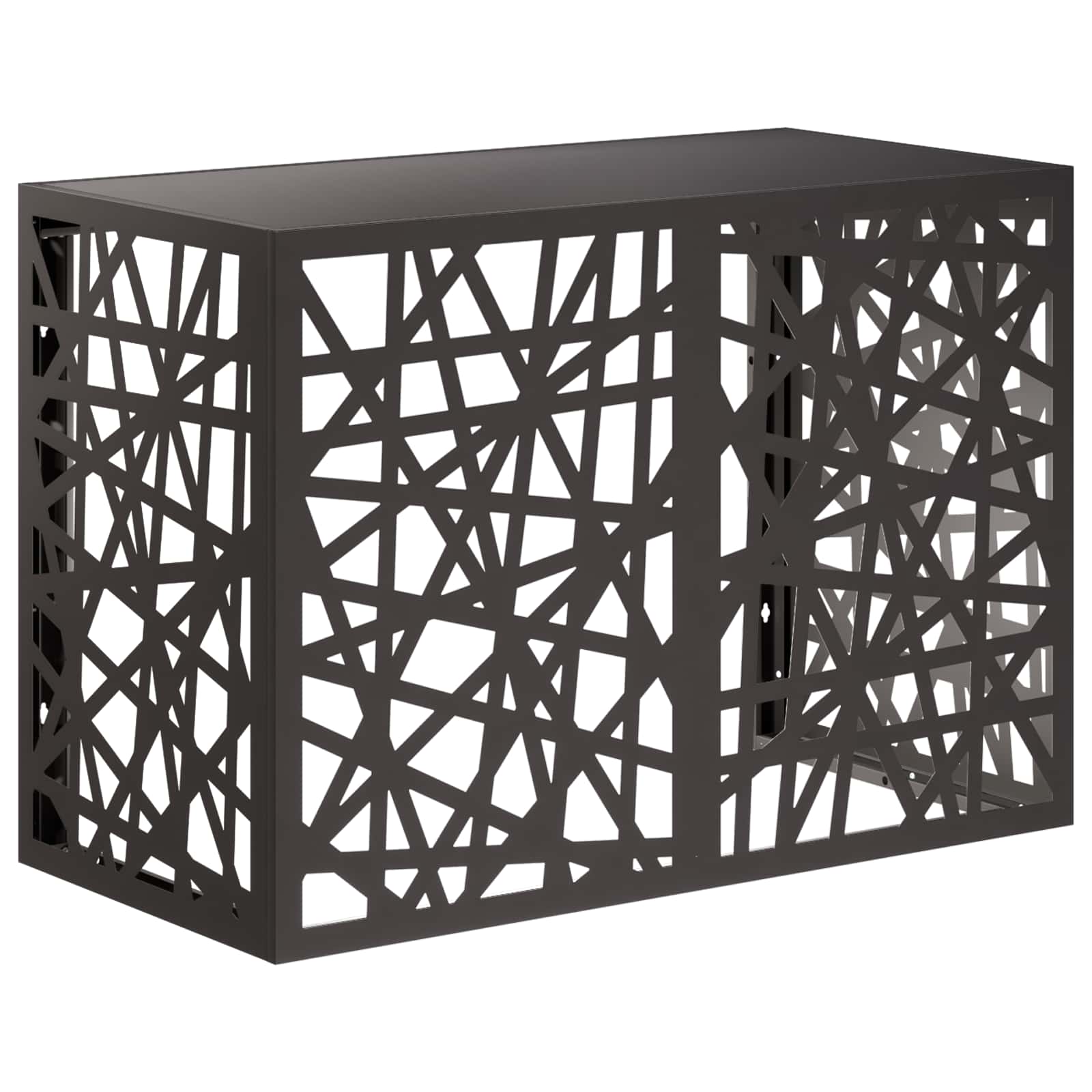 Copertura per condizionatore d'aria Nero 100 x 50 x 70 cm