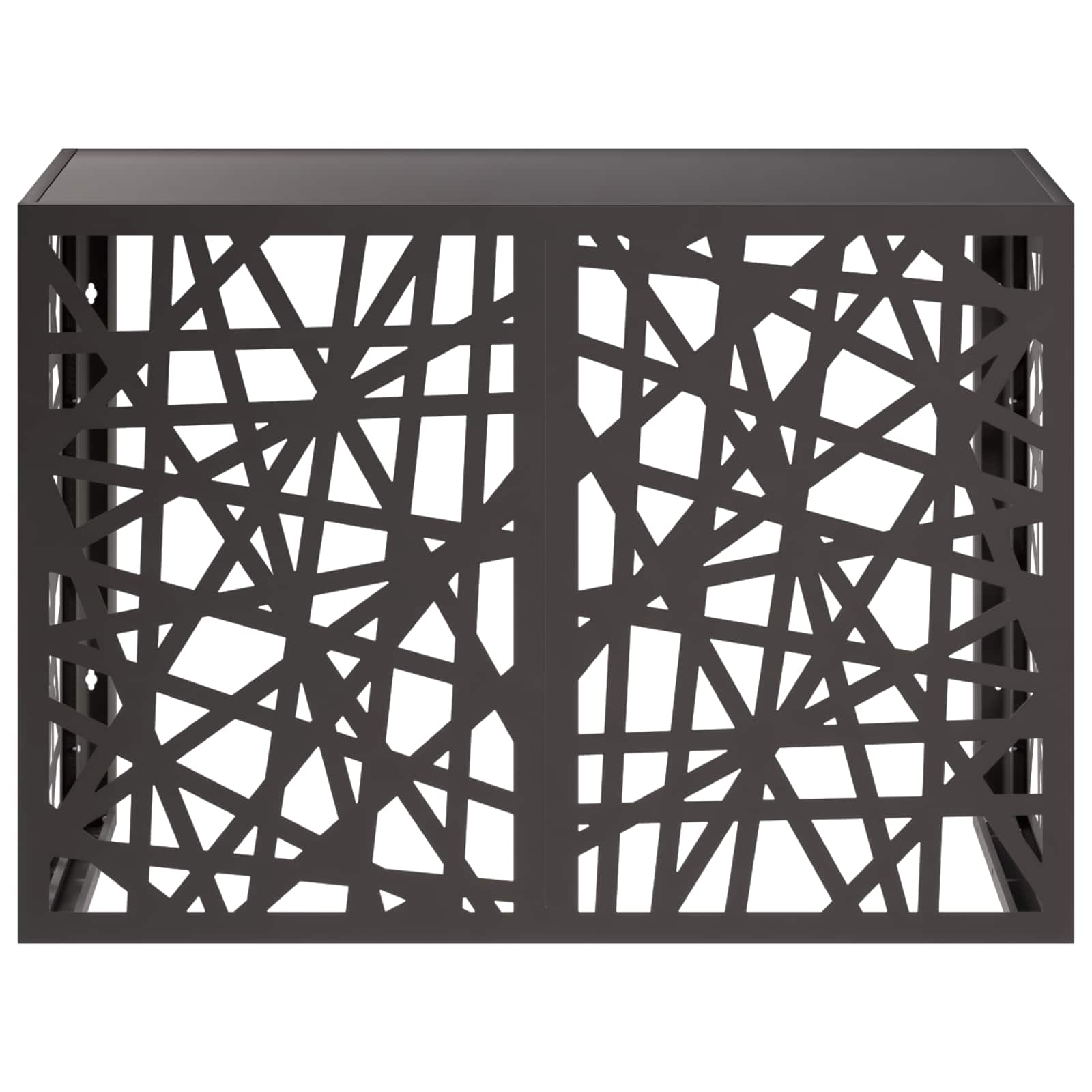 Copertura per condizionatore d'aria Nero 100 x 50 x 70 cm