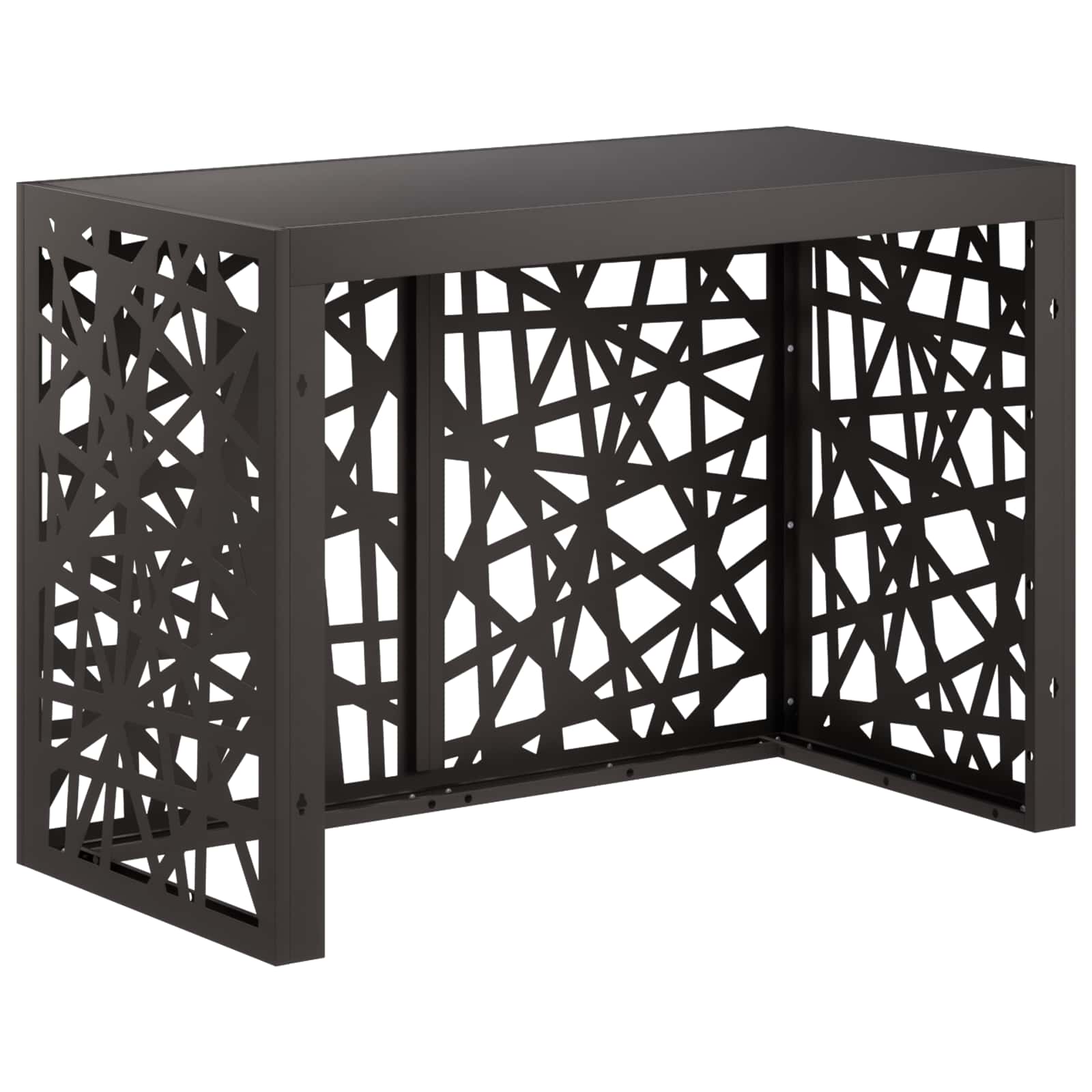 Copertura per condizionatore d'aria Nero 100 x 50 x 70 cm