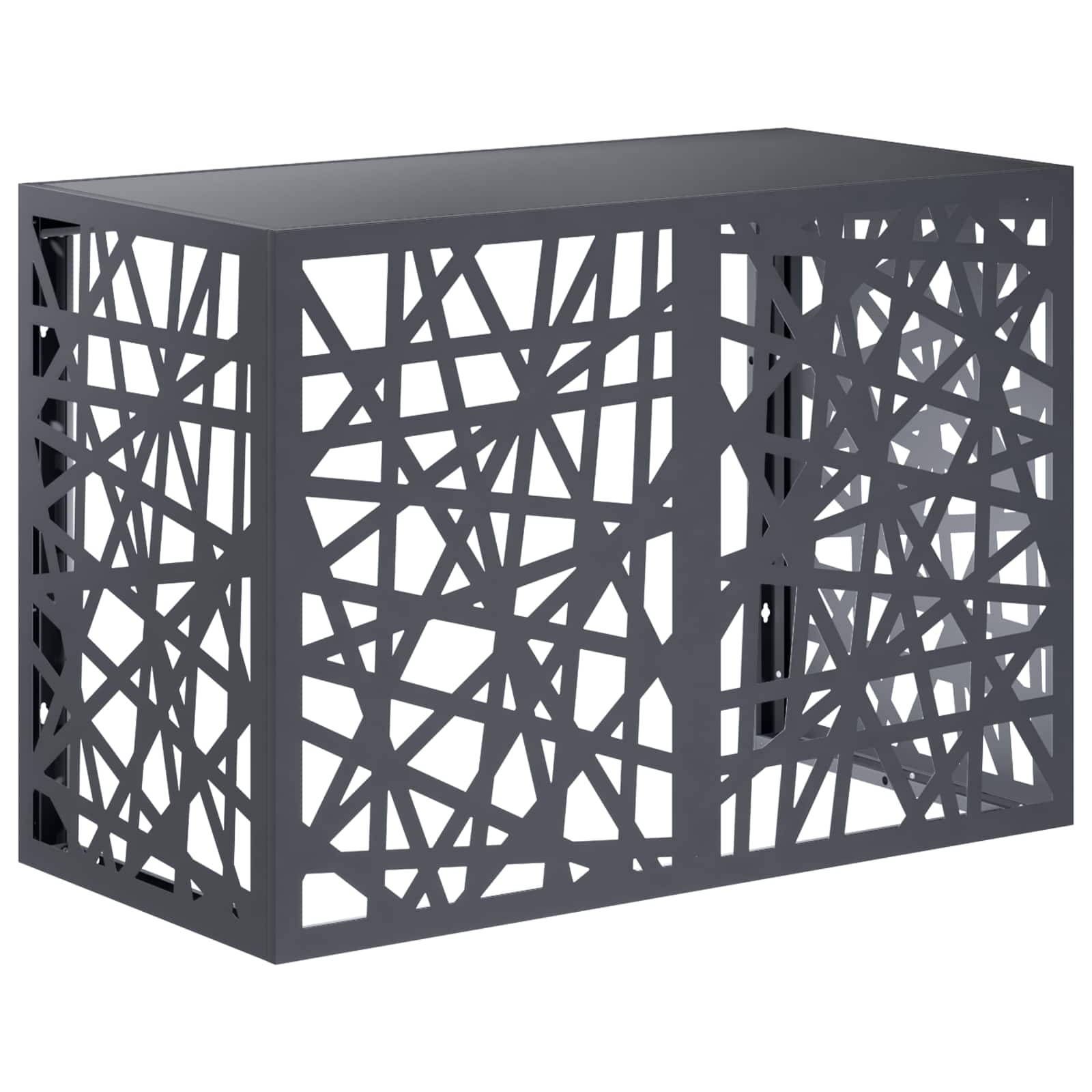 Copertura per condizionatore d'aria Antracite 100 x 50 x 70 cm