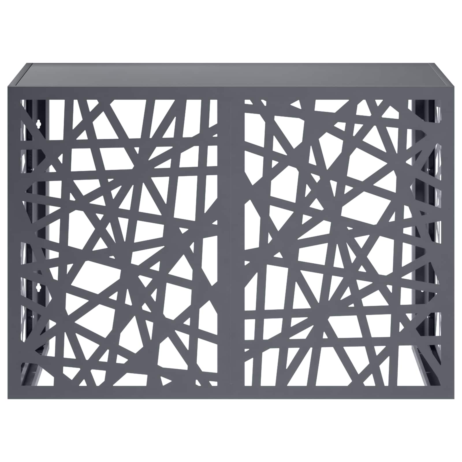 Copertura per condizionatore d'aria Antracite 100 x 50 x 70 cm
