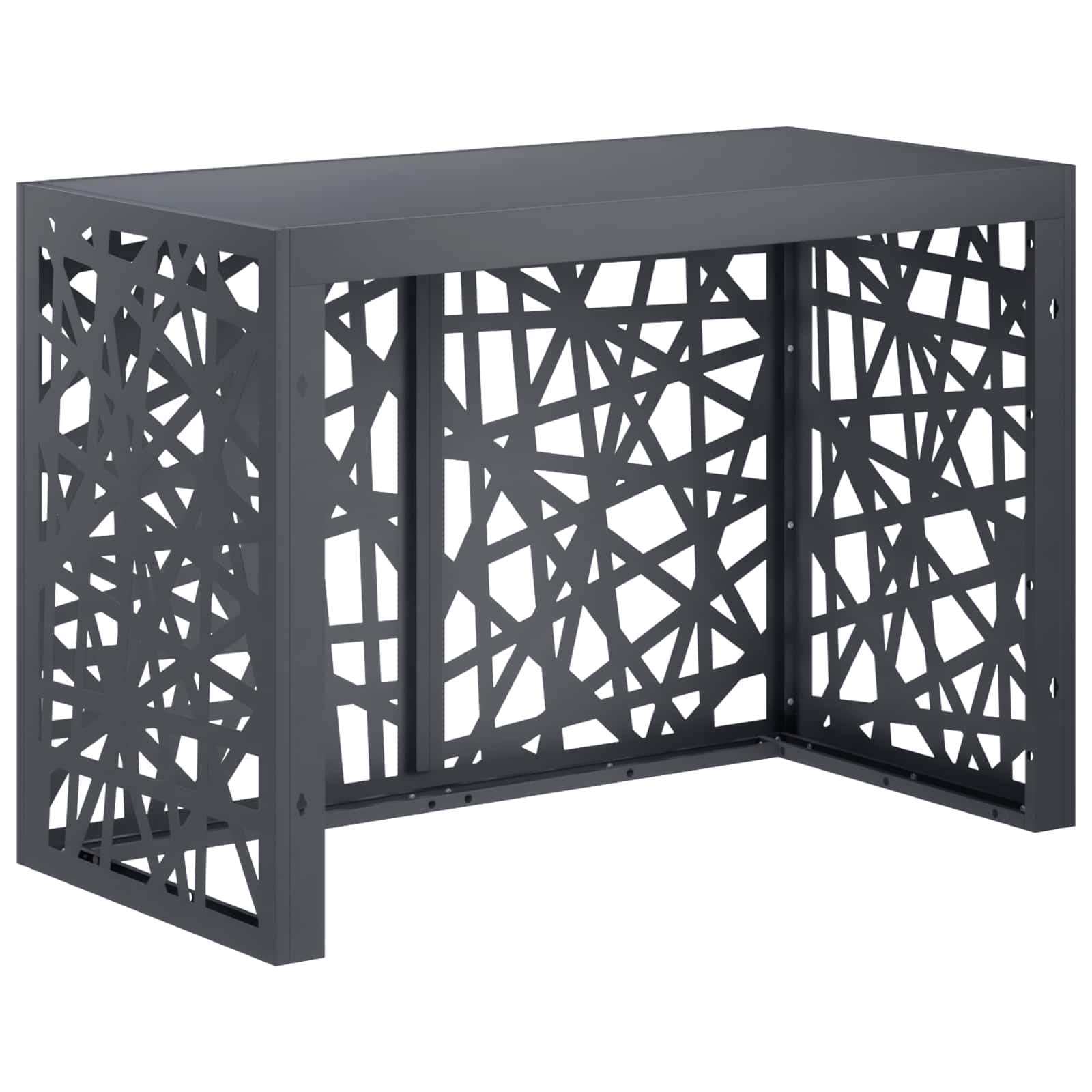 Copertura per condizionatore d'aria Antracite 100 x 50 x 70 cm