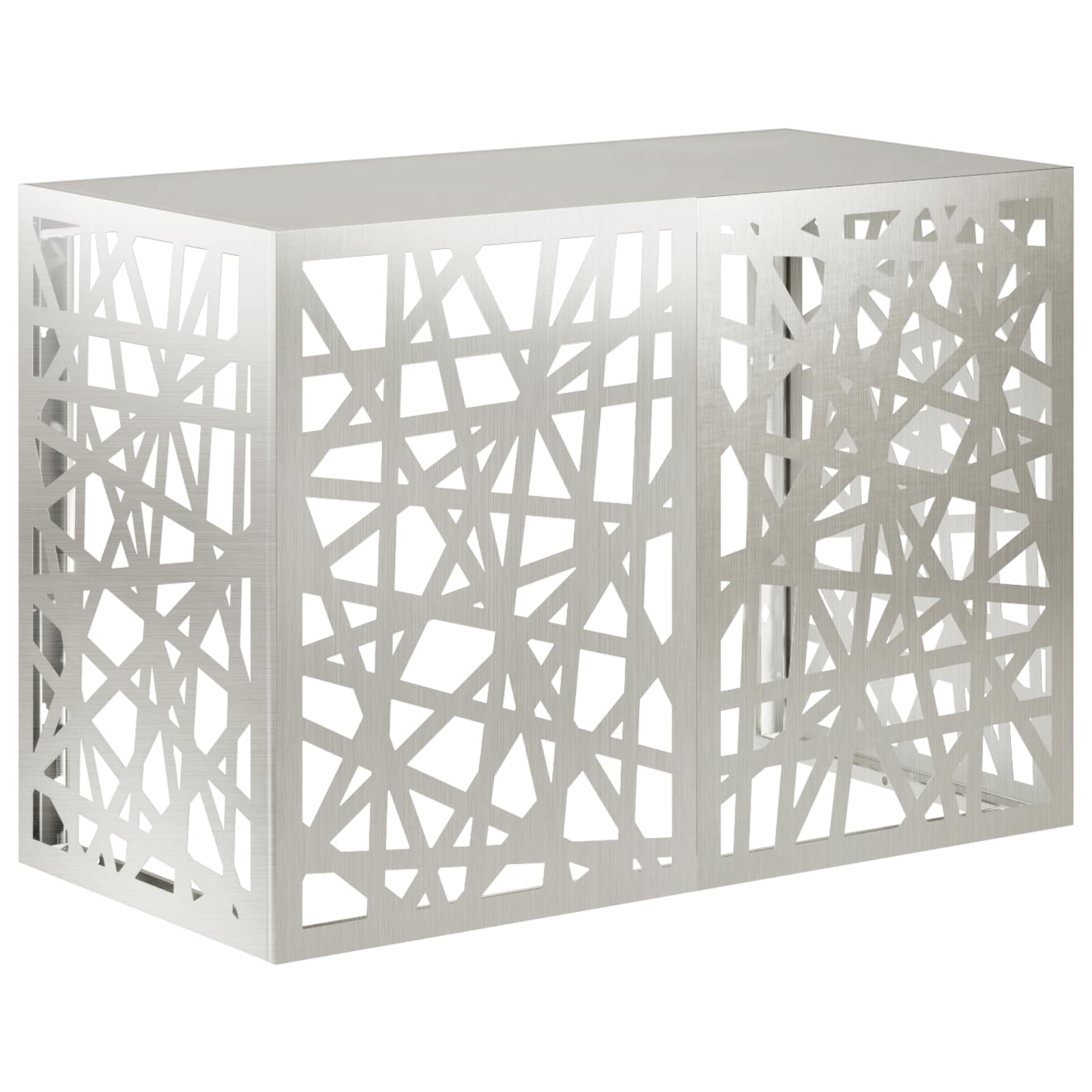Copertura per condizionatore d'aria Argento 100 x 50 x 70 cm