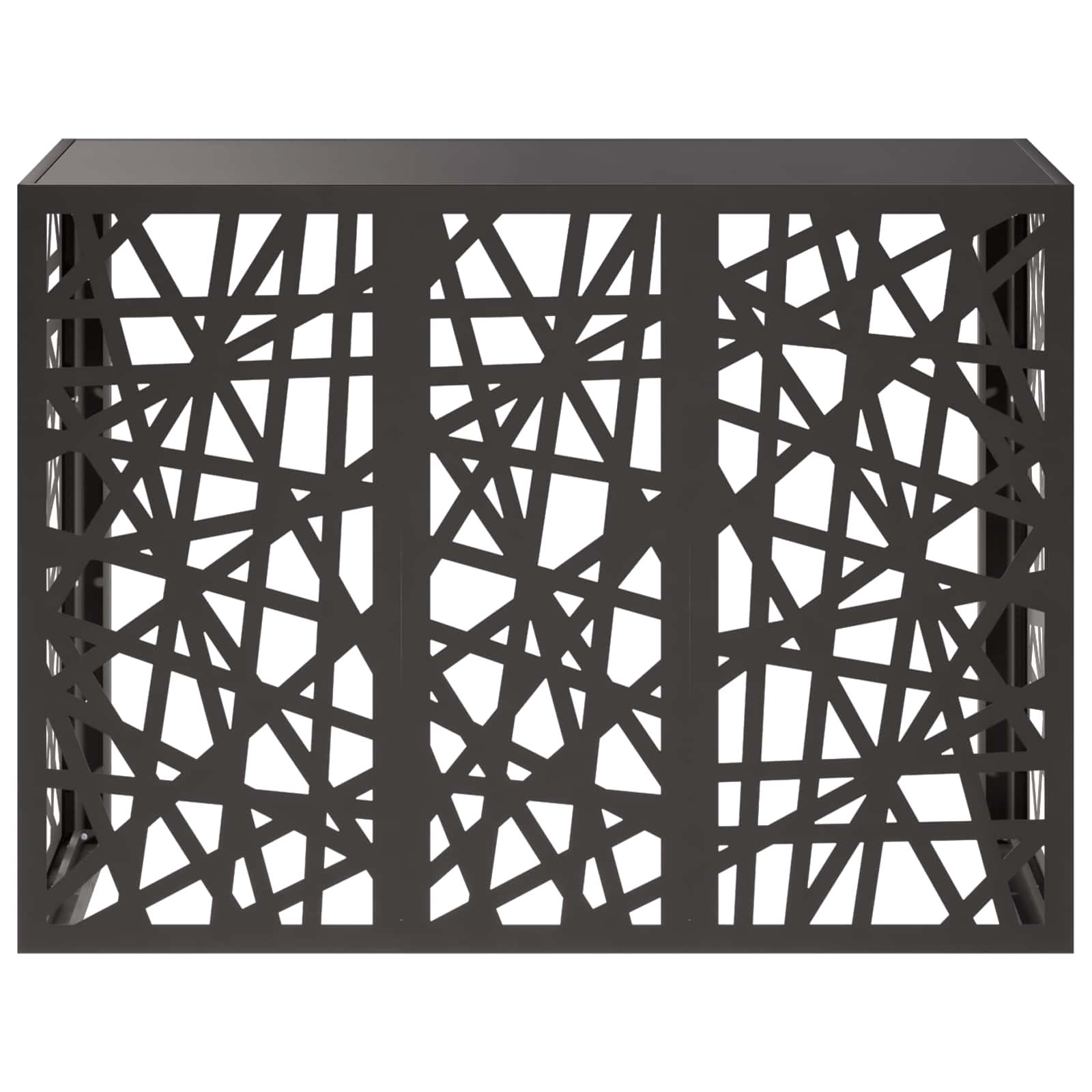 Copertura per condizionatore d'aria Nero 110 x 50 x 80 cm