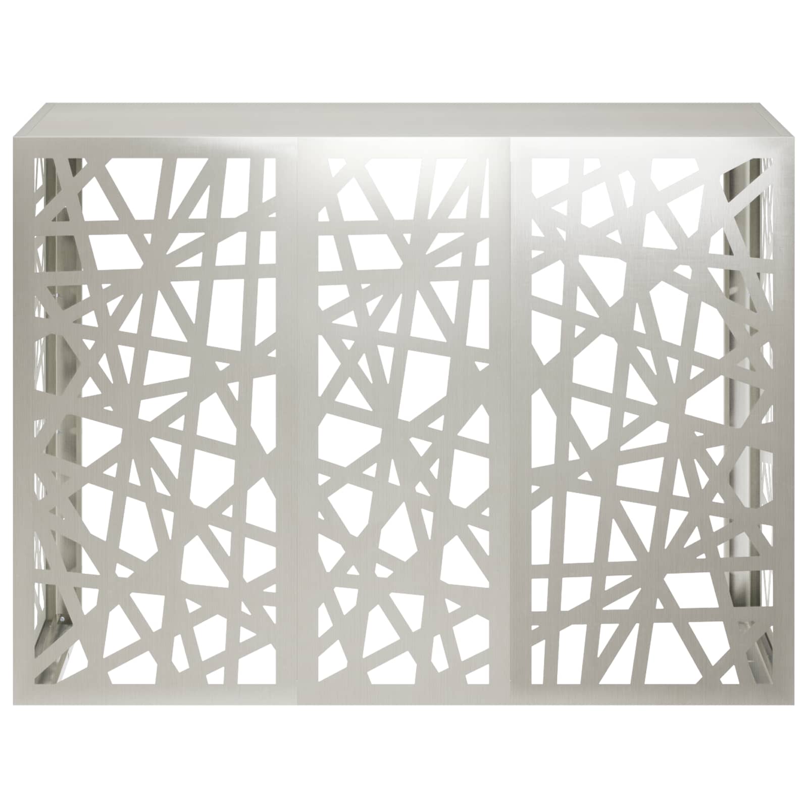 Copertura per condizionatore d'aria Argento 110 x 50 x 80 cm