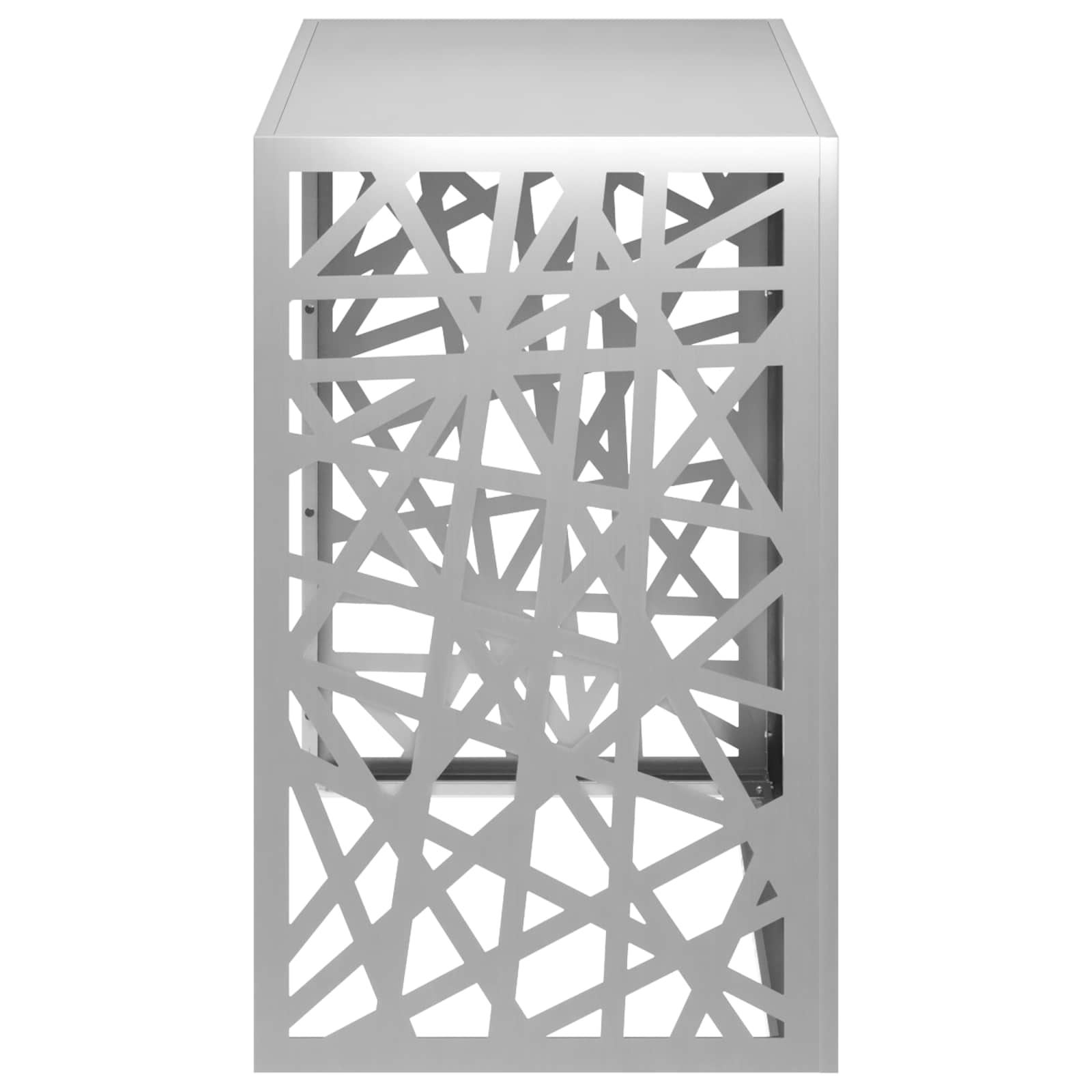 Copertura per condizionatore d'aria Argento 110 x 50 x 80 cm