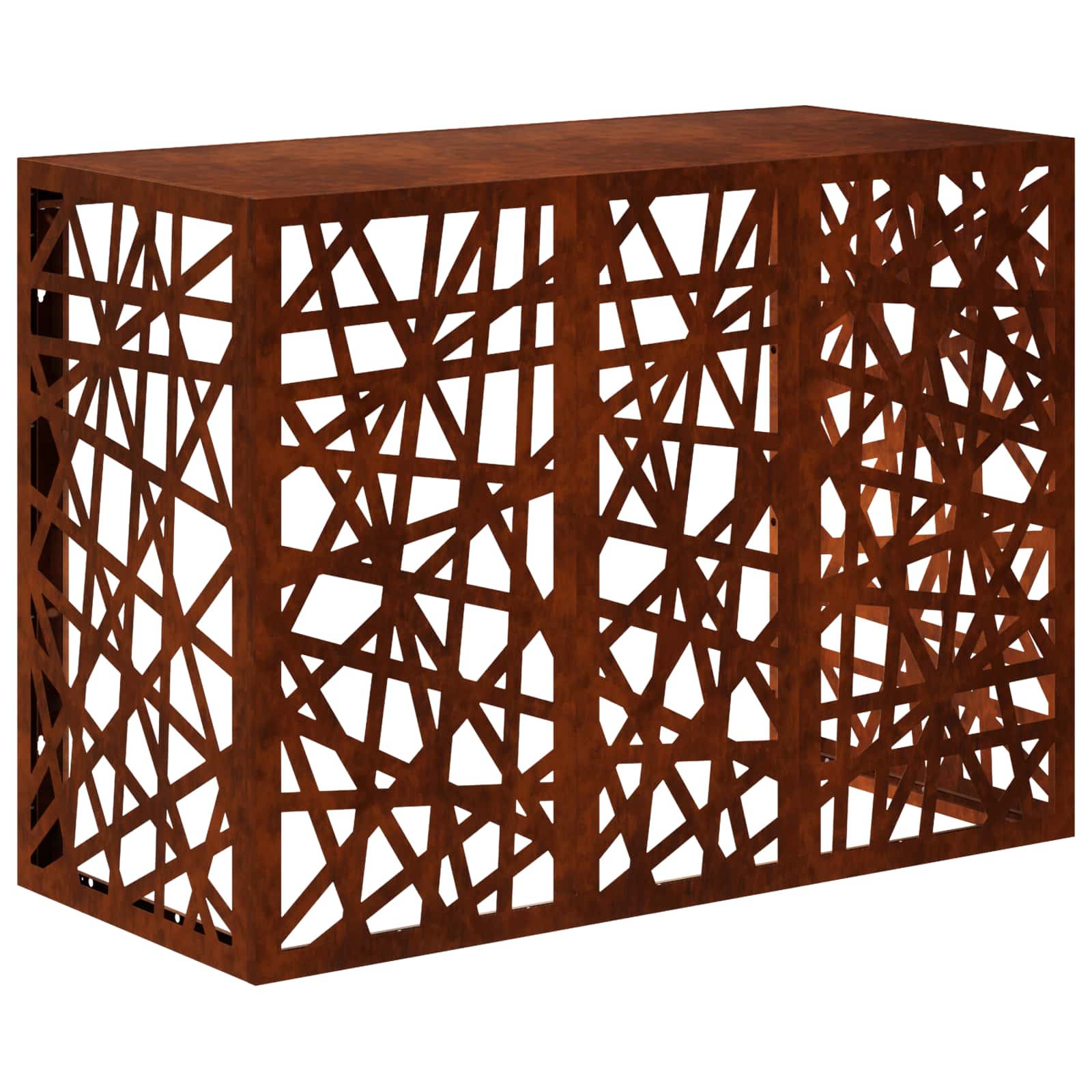 Copertura per condizionatore d'aria Ruggine 110 x 50 x 80 cm