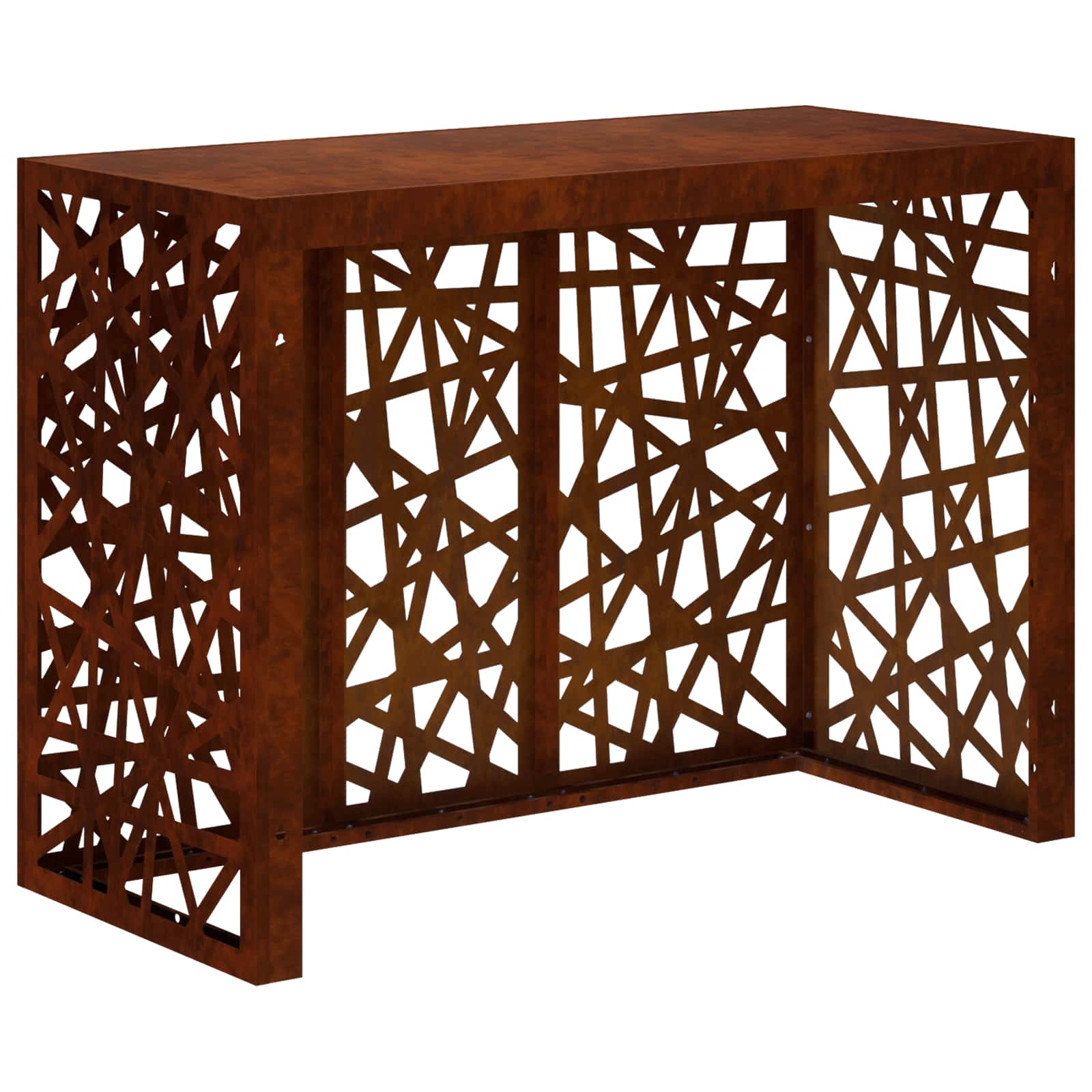 Copertura per condizionatore d'aria Ruggine 110 x 50 x 80 cm