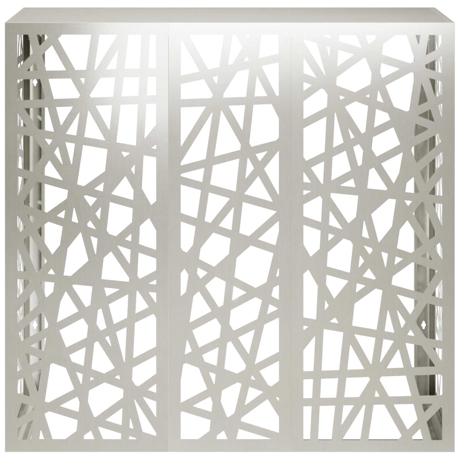 Copertura per condizionatore d'aria Argento 110 x 50 x 105 cm