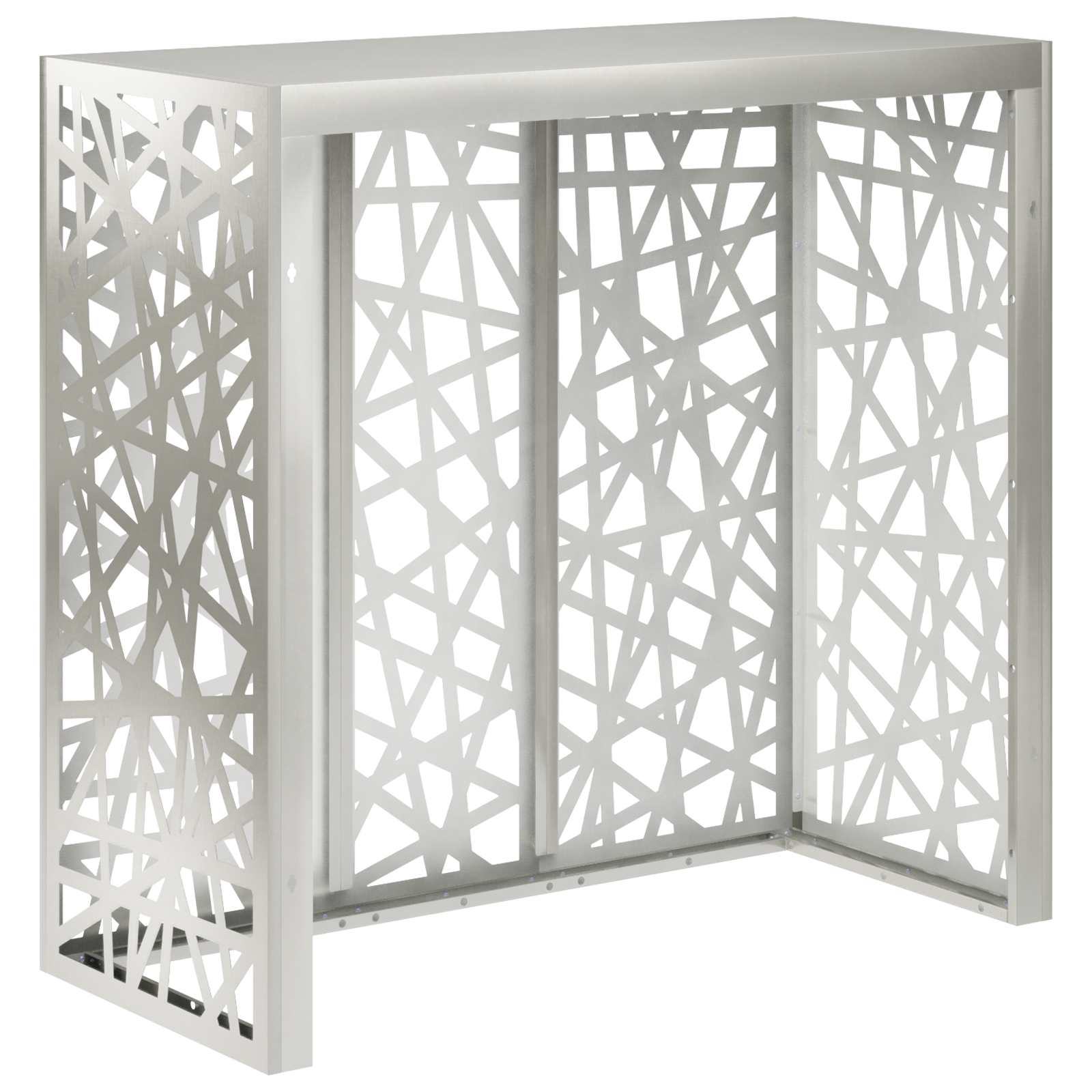 Copertura per condizionatore d'aria Argento 110 x 50 x 105 cm