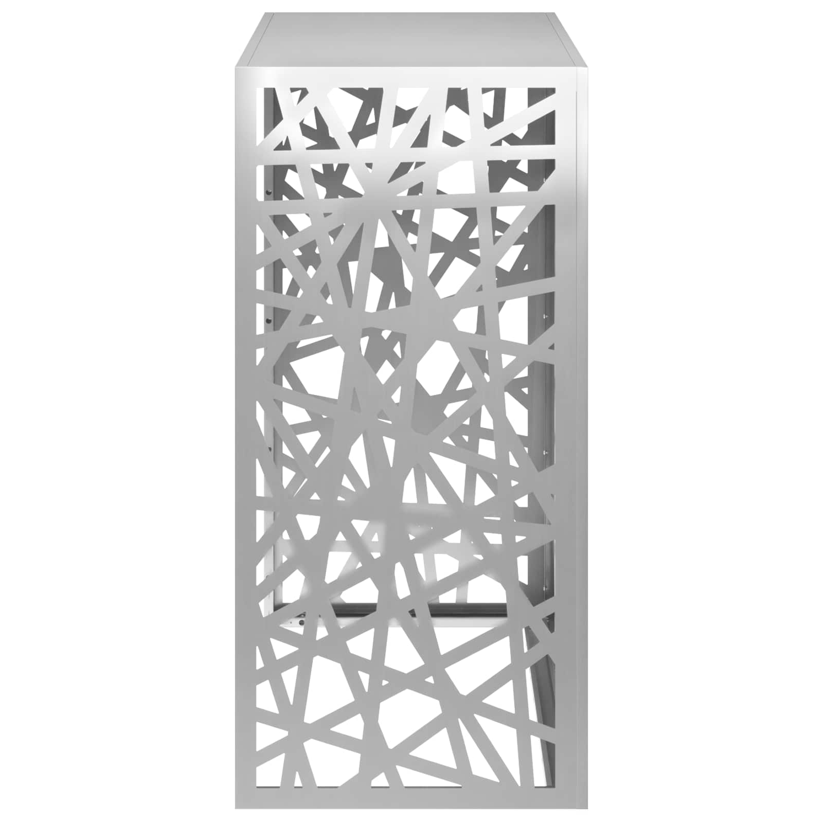 Copertura per condizionatore d'aria Argento 110 x 50 x 105 cm