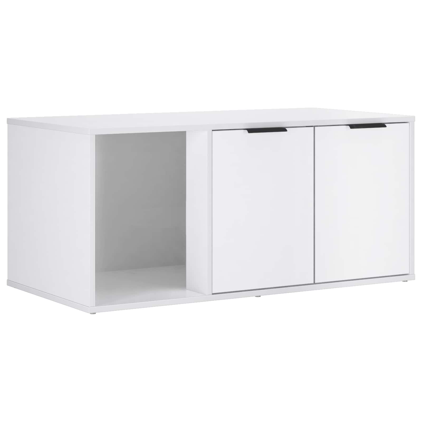 Mobile per gatti Bianco 100 x 49 x 45 cm Legno ingegnerizzato