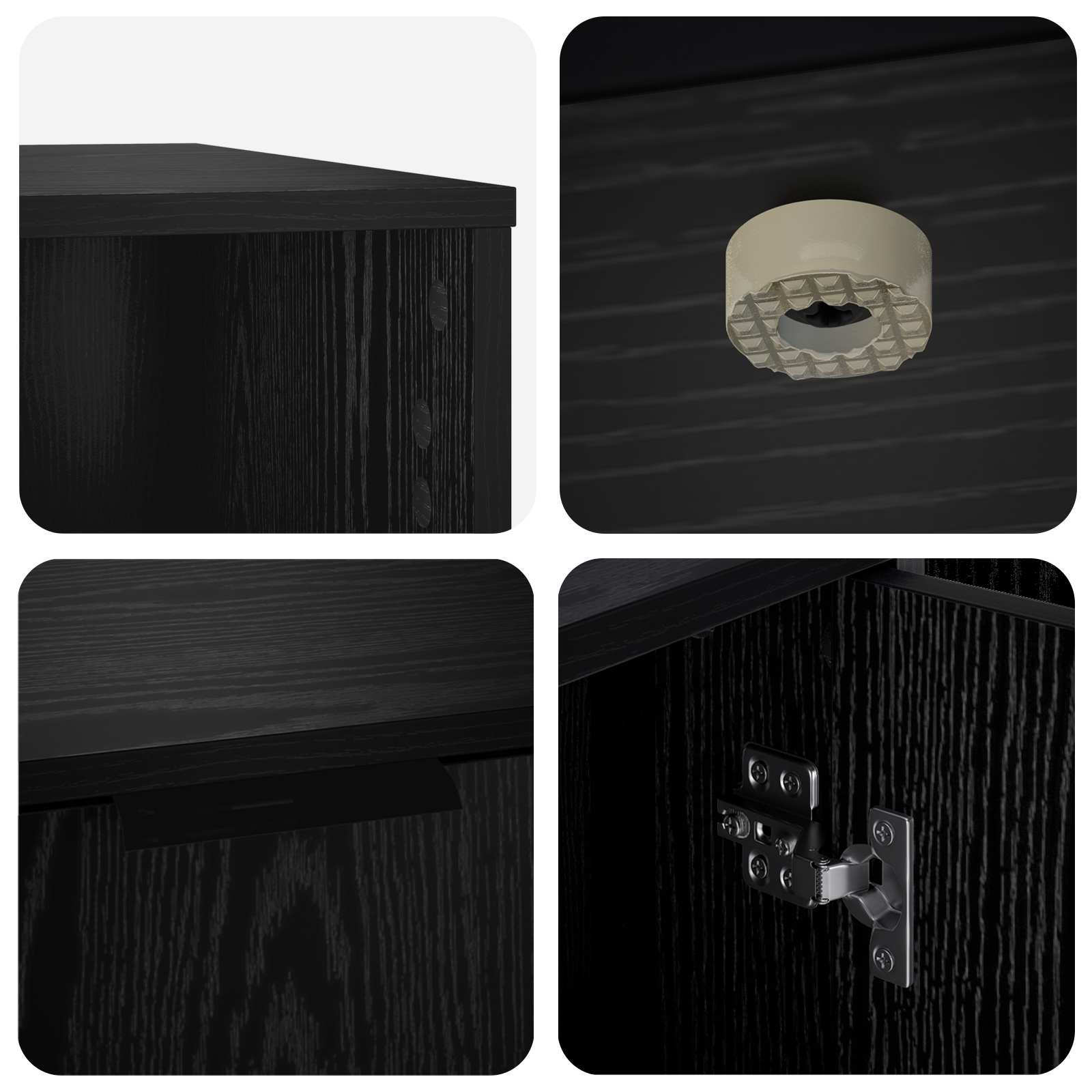 Mobile per gatti Rovere Nero 100 x 49 x 45 cm