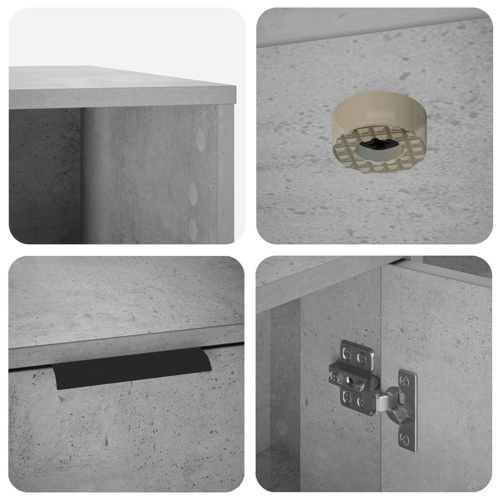 Mobile per gatti Grigio Cemento 100 x 49 x 45 cm
