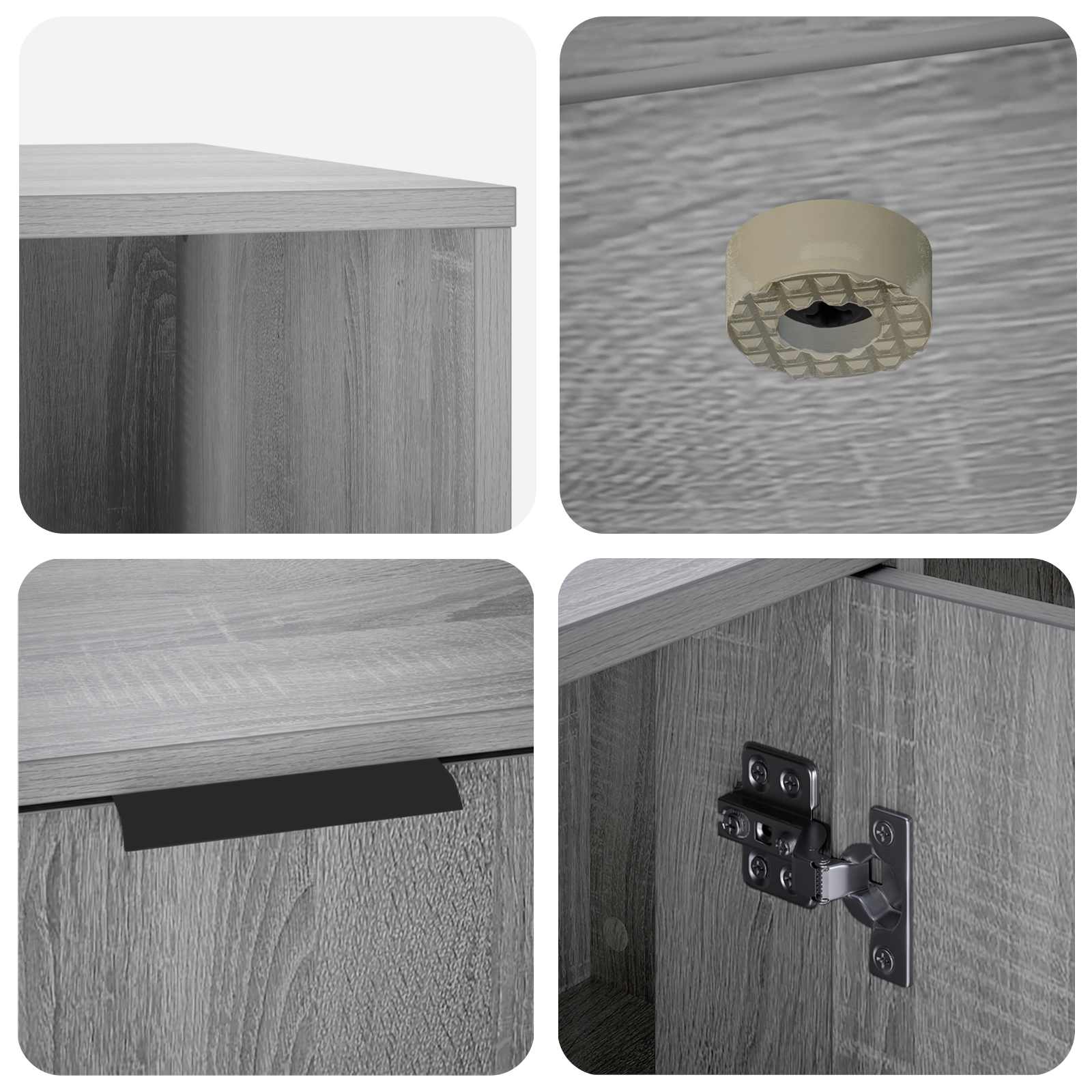 Mobile per gatti Sonoma grigio 100 x 49 x 45 cm