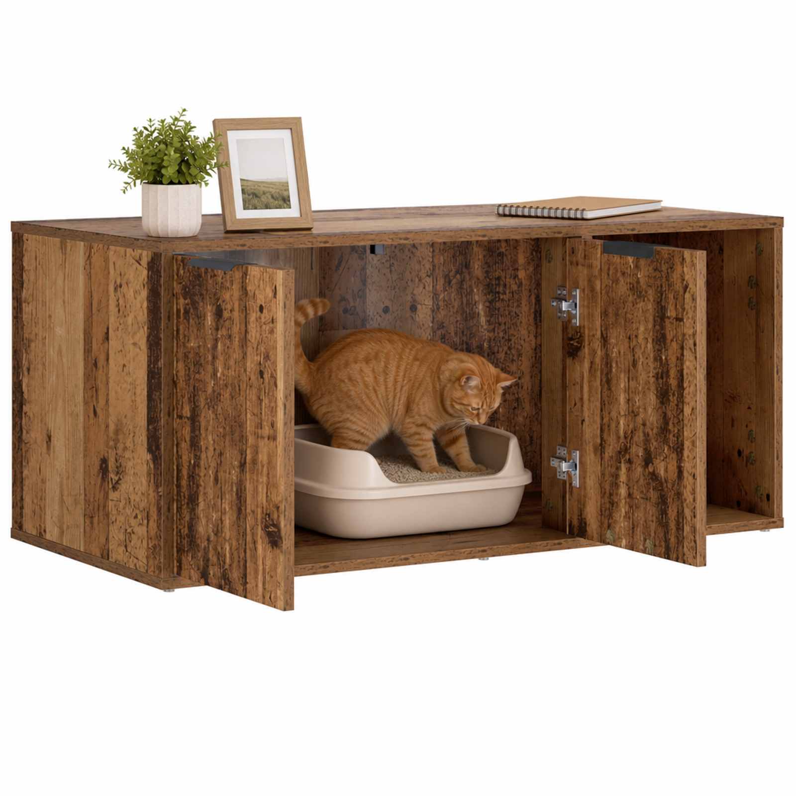 Mobile per gatti Legno antico 100 x 49 x 45 cm