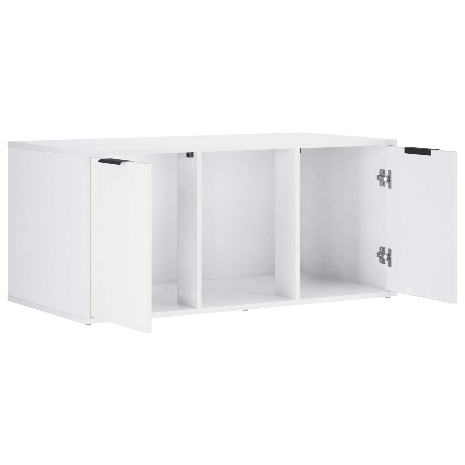 Mobile per gatti Bianco 100 x 49 x 45 cm Legno ingegnerizzato