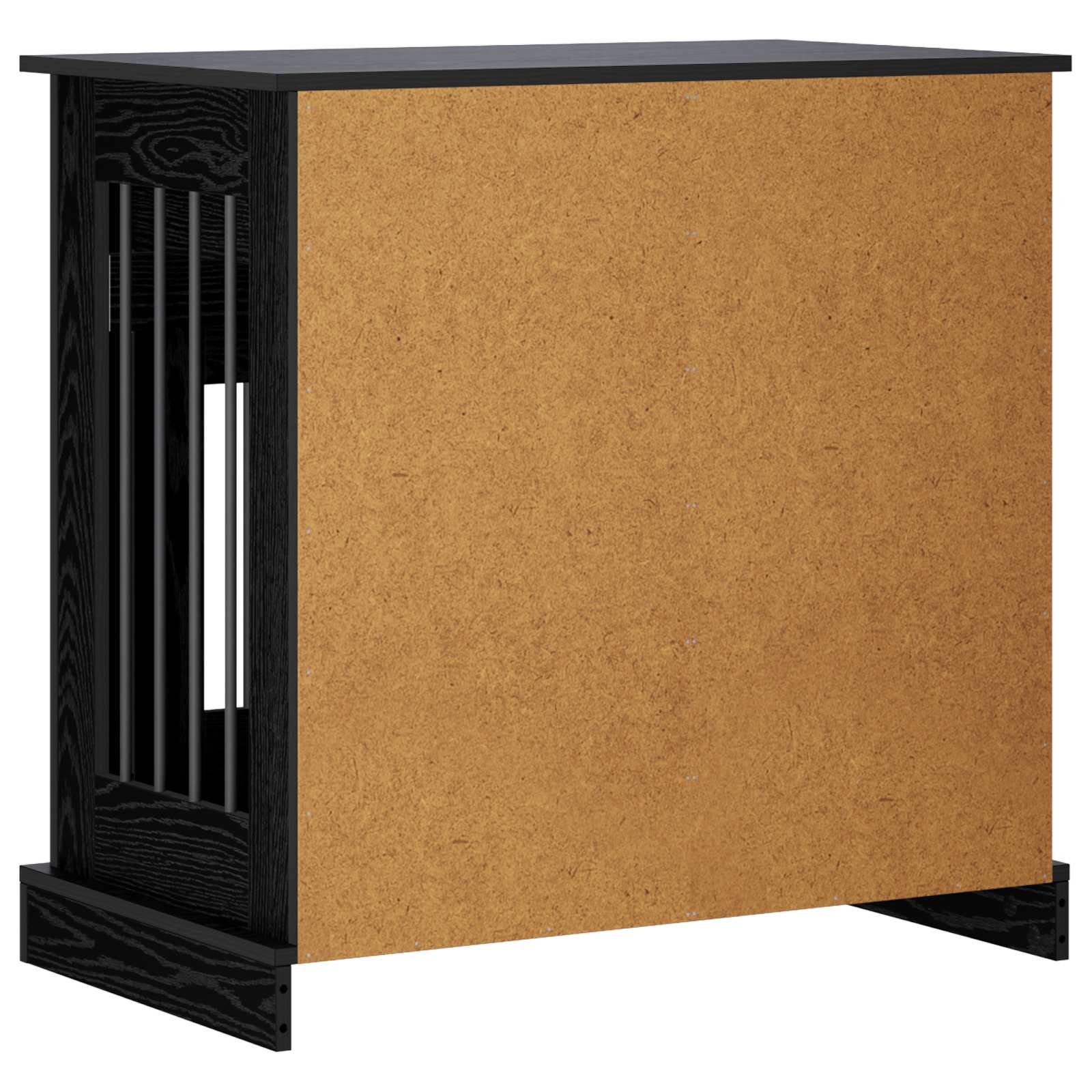 Mobile da cassa per cani Rovere Nero 80 x 47,5 x 80 cm