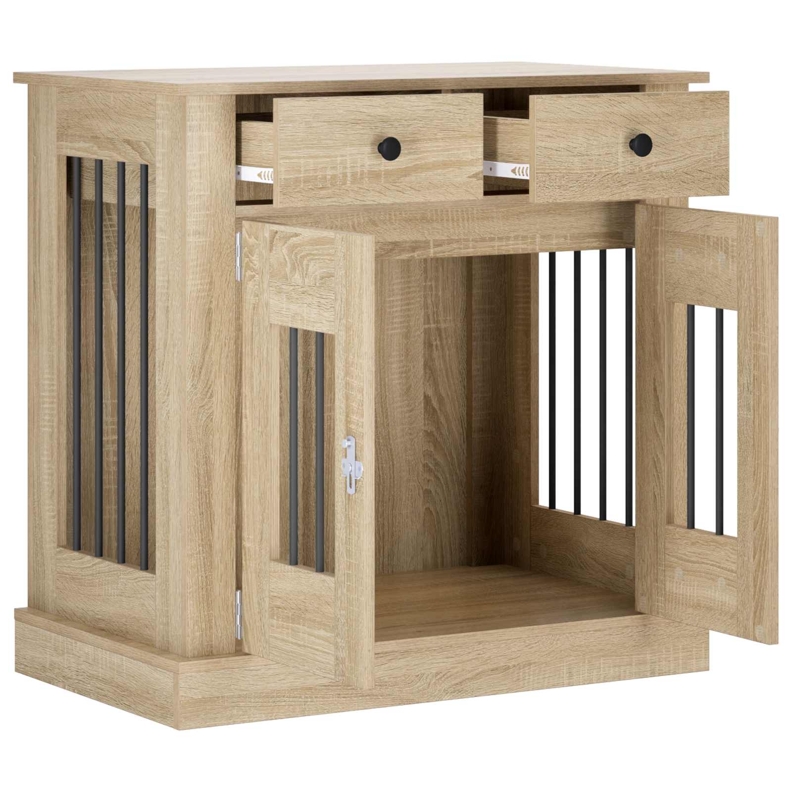 Mobile da cassa per cani Rovere Sonoma 80 x 47,5 x 80 cm