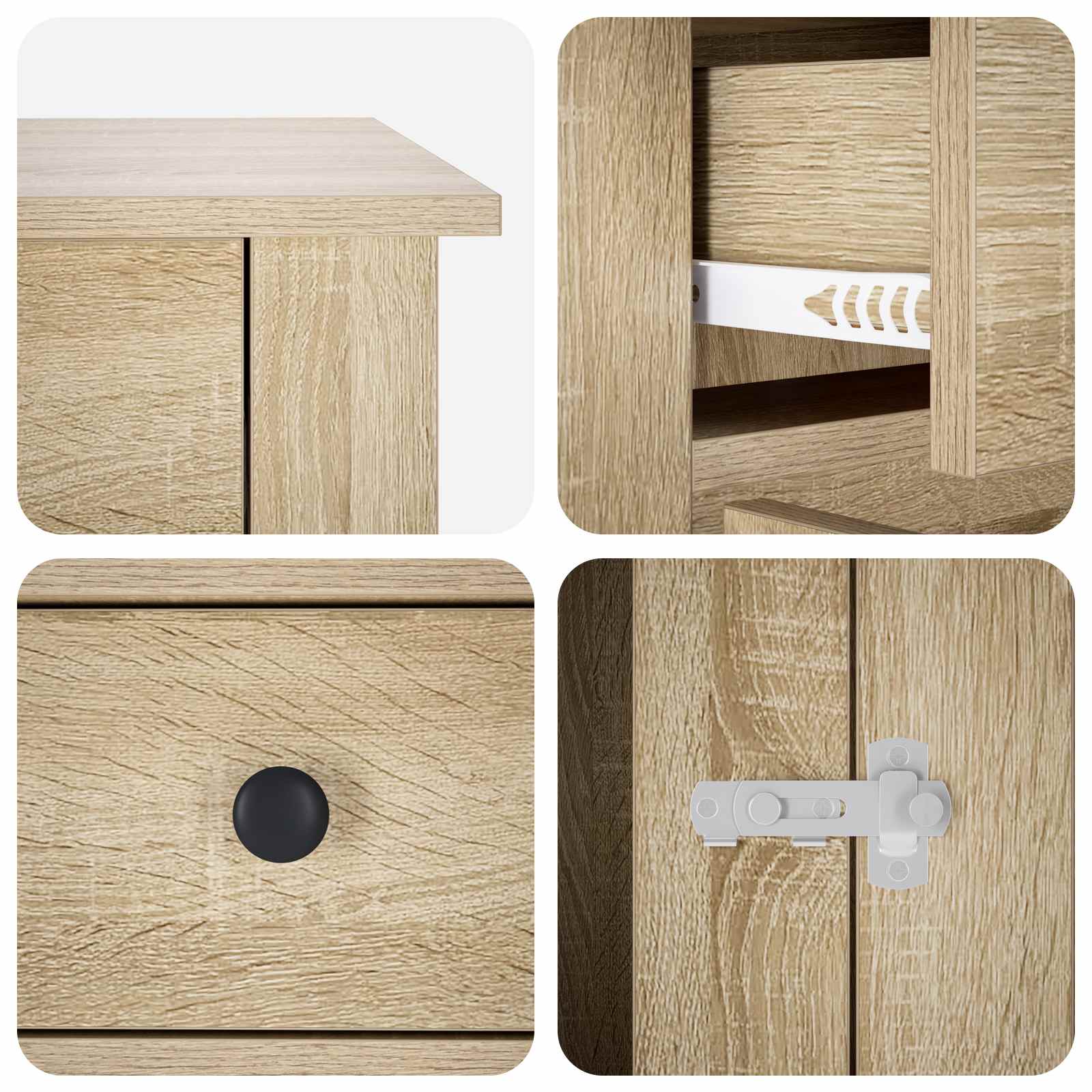 Mobile da cassa per cani Rovere Sonoma 80 x 47,5 x 80 cm