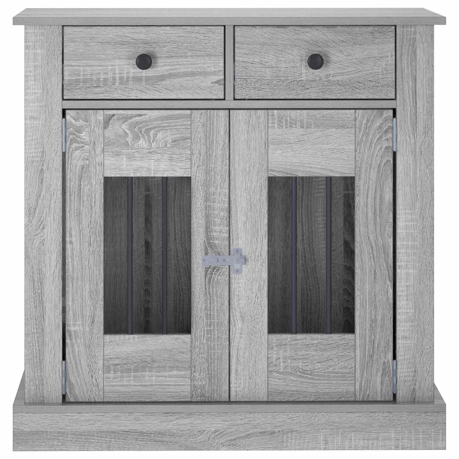 Mobile da cassa per cani Sonoma grigio 80 x 47,5 x 80 cm
