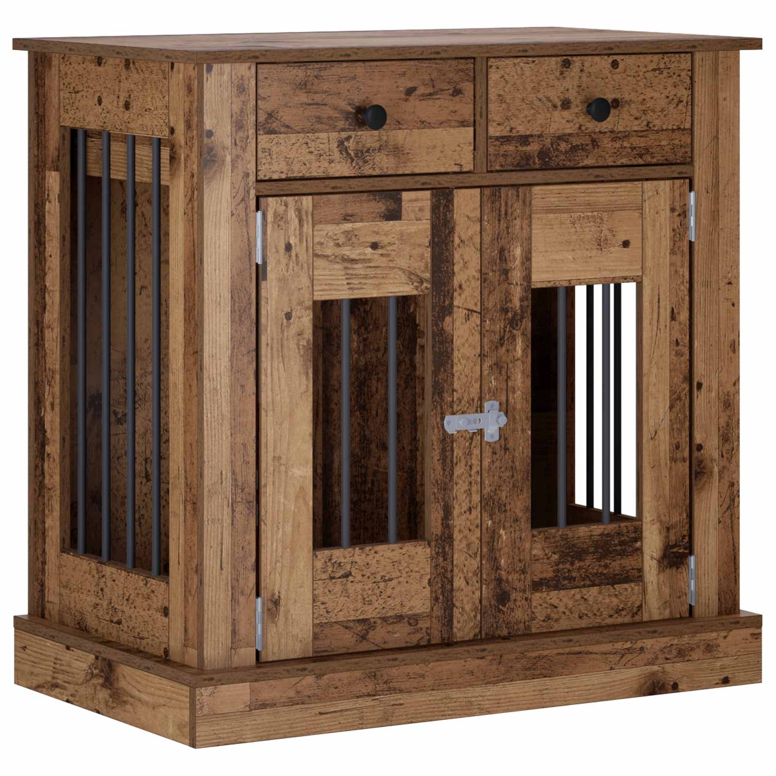 Mobile da cassa per cani Legno antico 80 x 47,5 x 80 cm