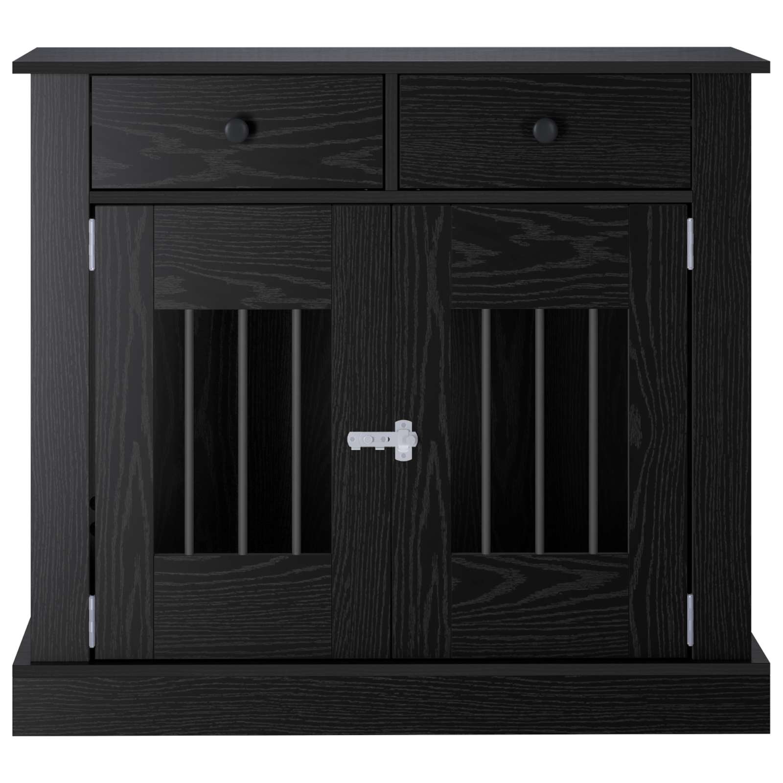 Mobile da cassa per cani Rovere Nero 90 x 47,5 x 80 cm