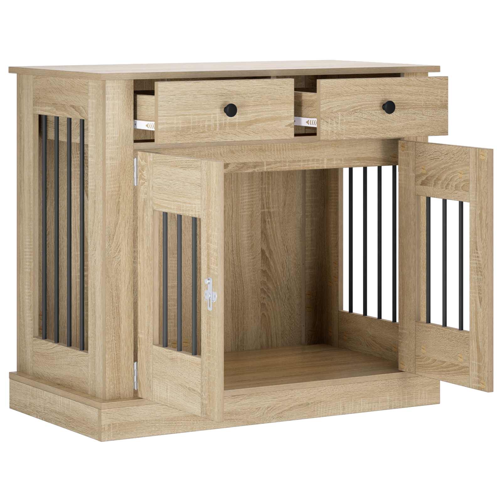 Mobile da cassa per cani Rovere Sonoma 90 x 47,5 x 80 cm