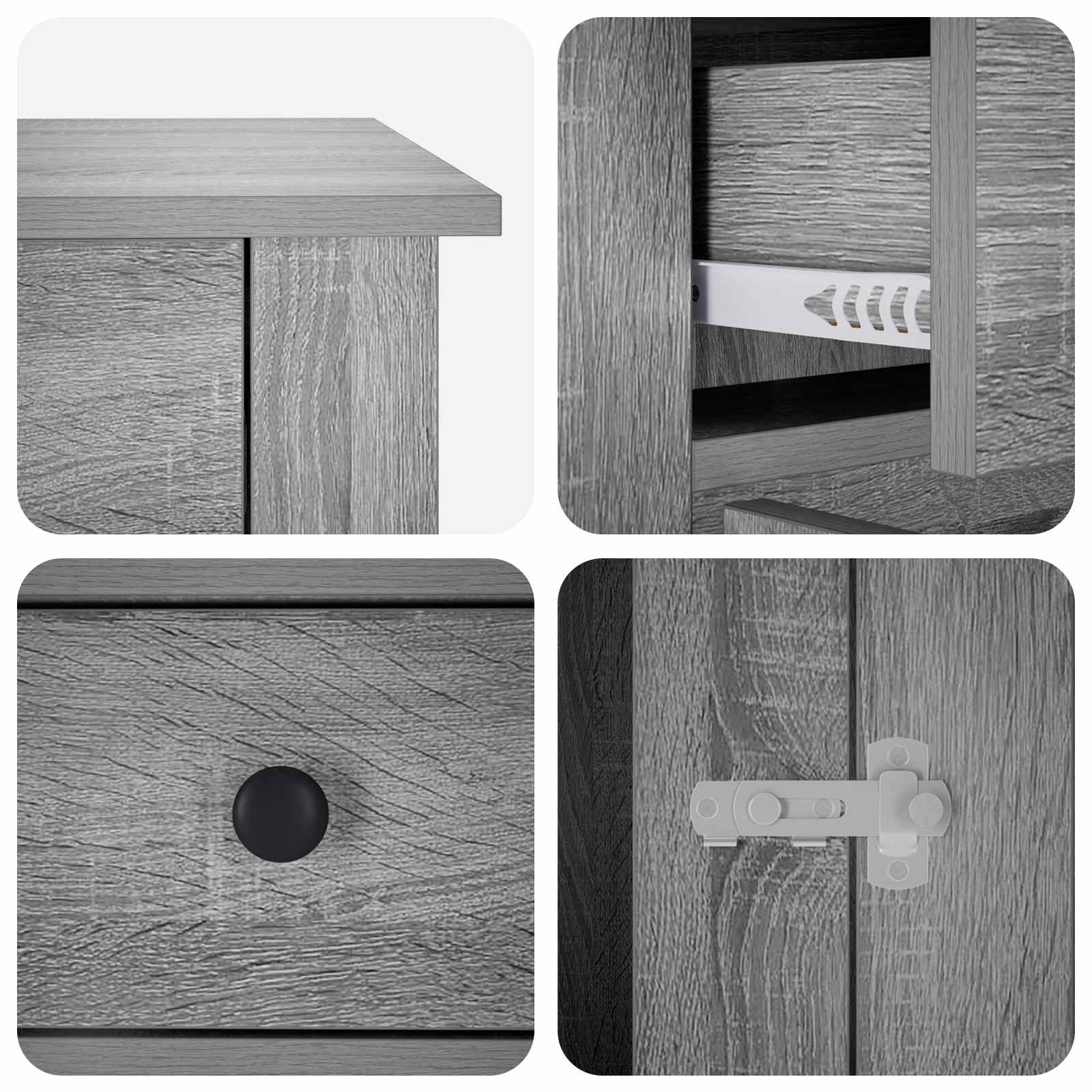 Mobile da cassa per cani Sonoma grigio 90 x 47,5 x 80 cm