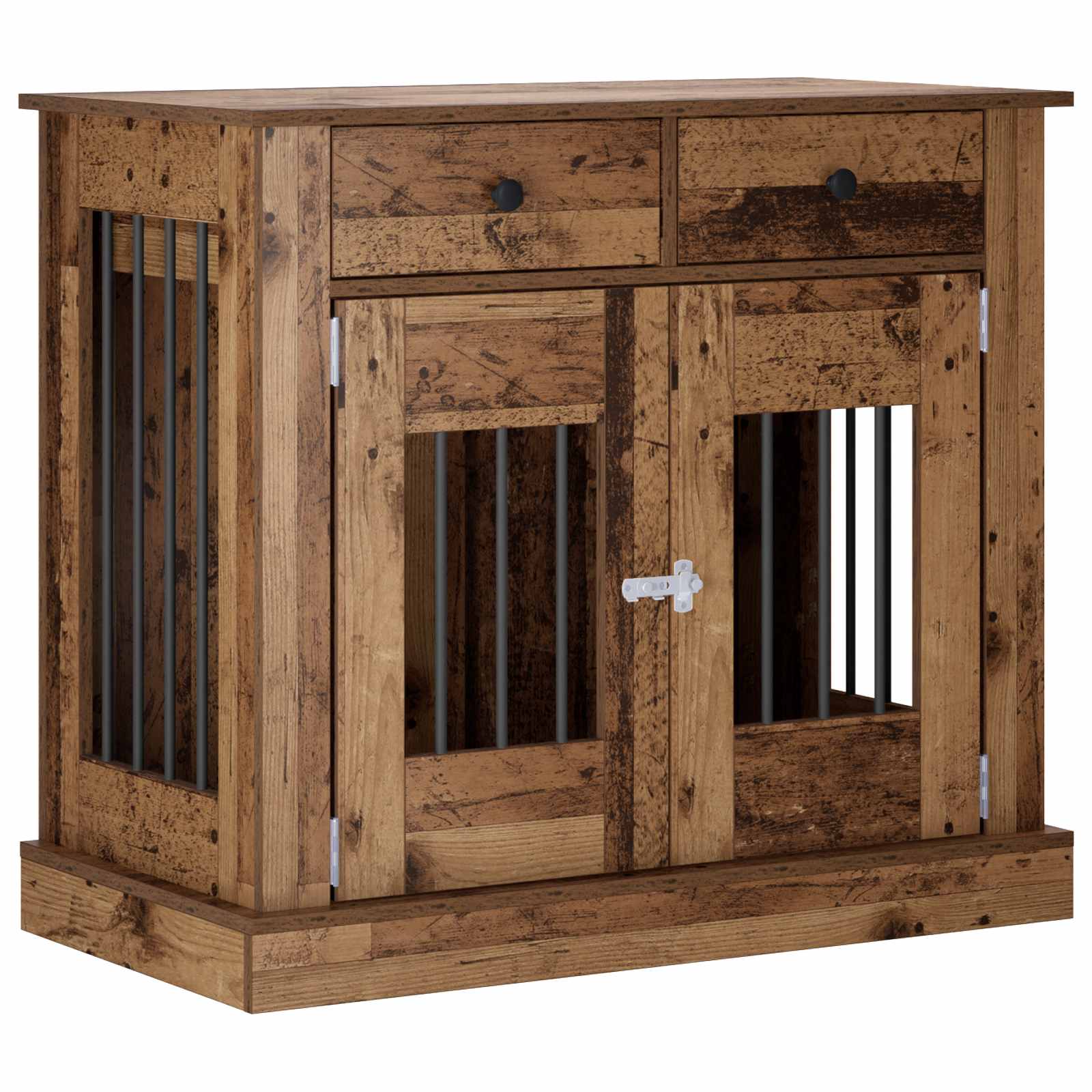 Mobile da cassa per cani Legno antico 90 x 47,5 x 80 cm