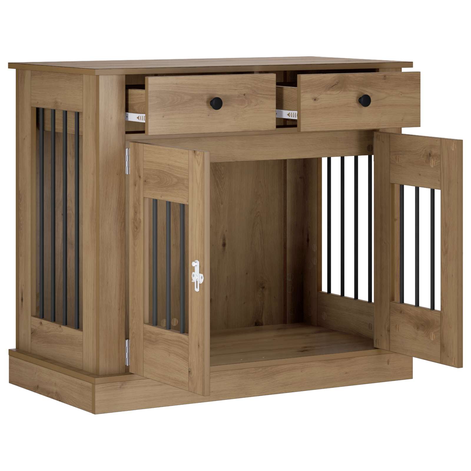 Mobile da cassa per cani Rovere Artigianale 90 x 47,5 x 80 cm