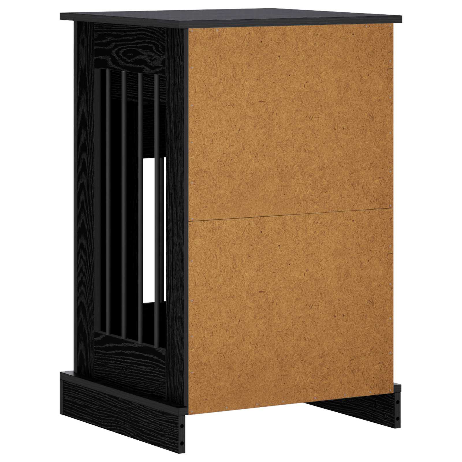 Mobile da cassa per cani Rovere Nero 50 x 47,5 x 80 cm